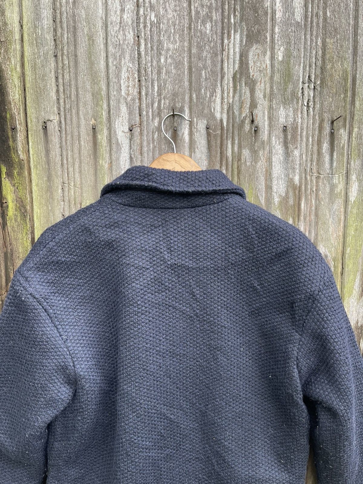 A.P.C. A.P.C. Wool Blend Textured Coat XS Black Size US XS / EU 42 / 0 - 10 Thumbnail