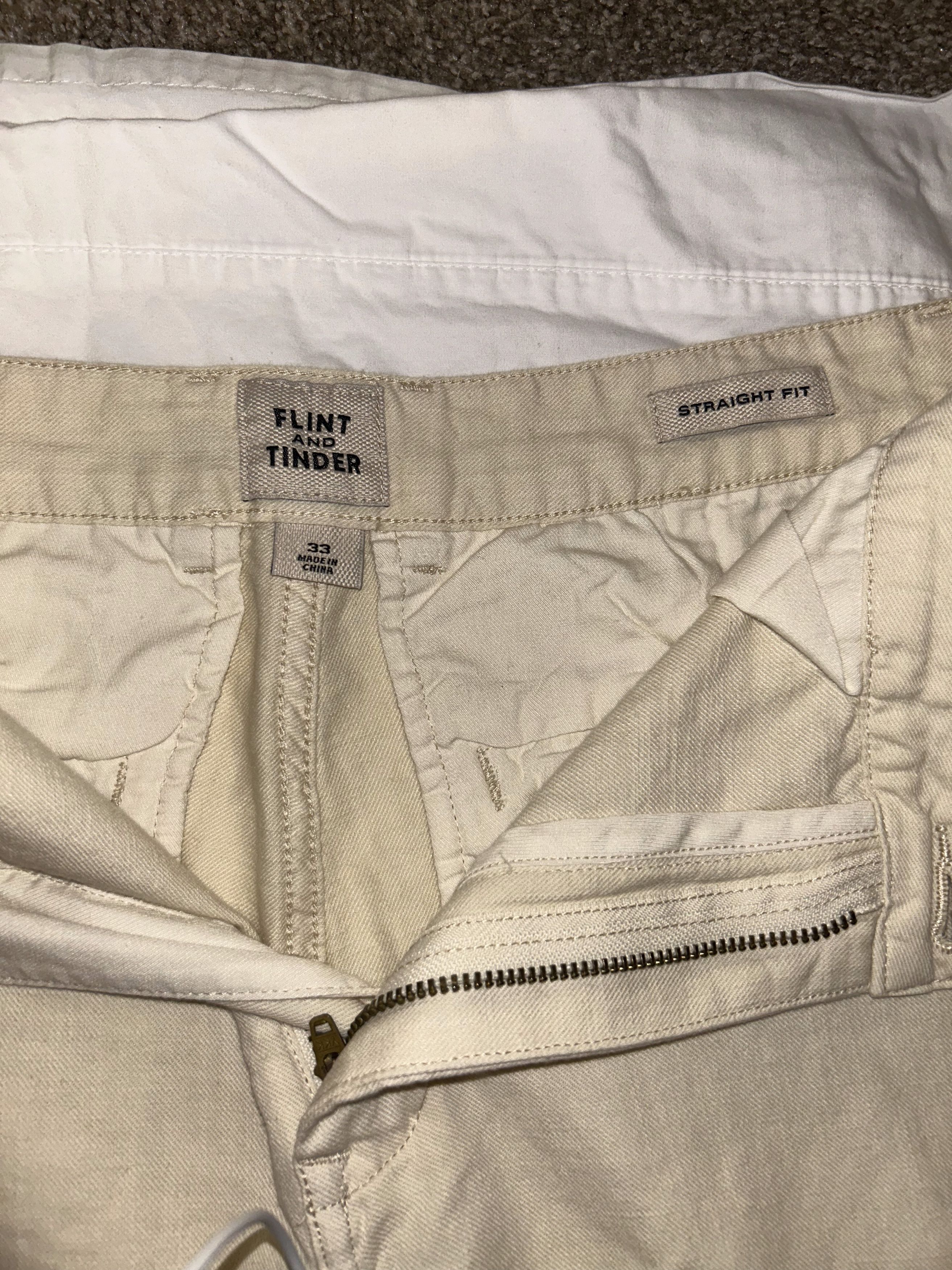 Flint And Tinder Cotton Linen Chino Pant 33 Size US 33 - 3 Thumbnail