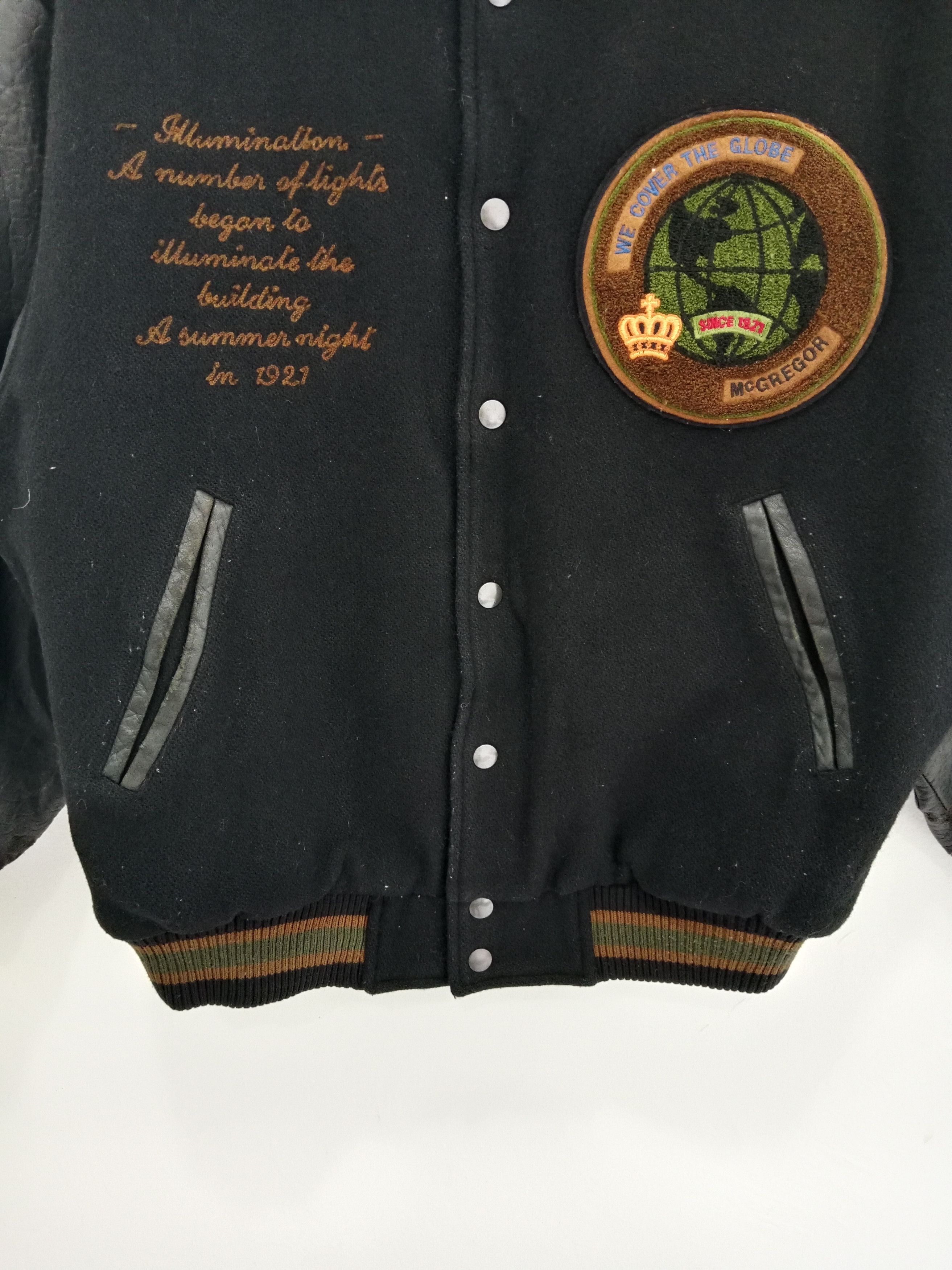 McGregor Vintage McGregor Varsity Jacket Snap Button Nice Style Size US L / EU 52-54 / 3 - 7 Thumbnail