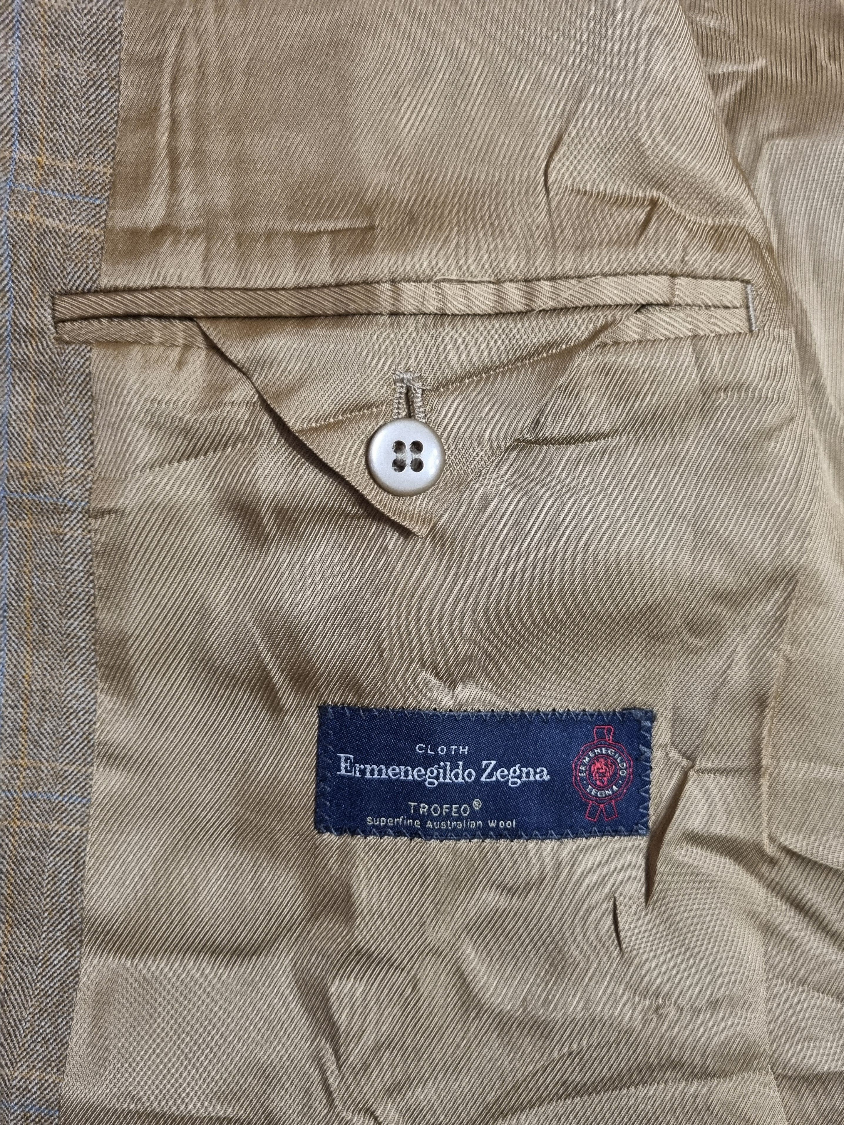 Ermenegildo Zegna × Vintage × Z Zegna Vintage Ermenegildo Zegna Trofeo Wool Blazer Jacket Size 50R - 9 Thumbnail