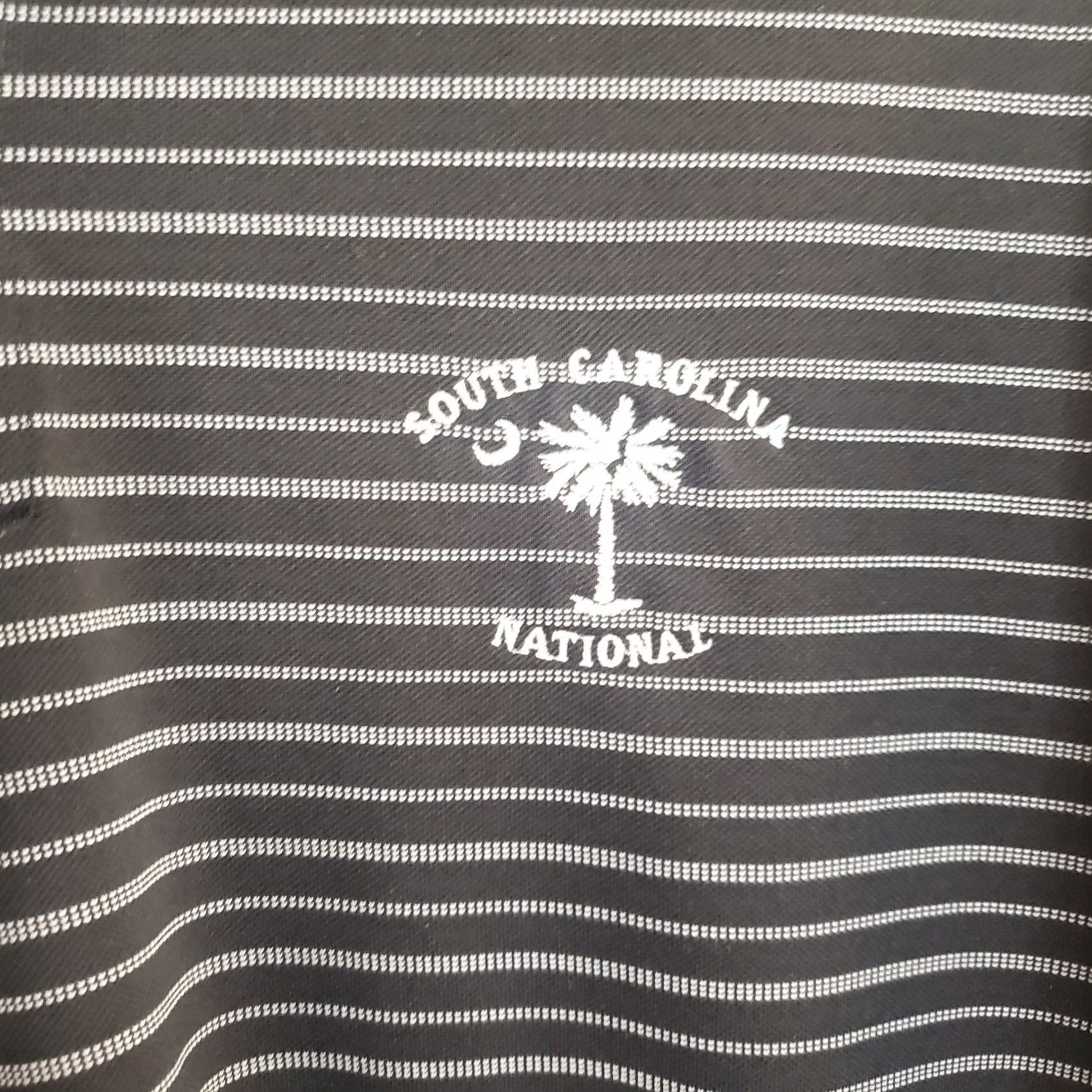 Nike Nike Golf Polo Shirt Mens XL Black Striped Swoosh Performance SC National Size US XL / EU 56 / 4 - 5 Thumbnail