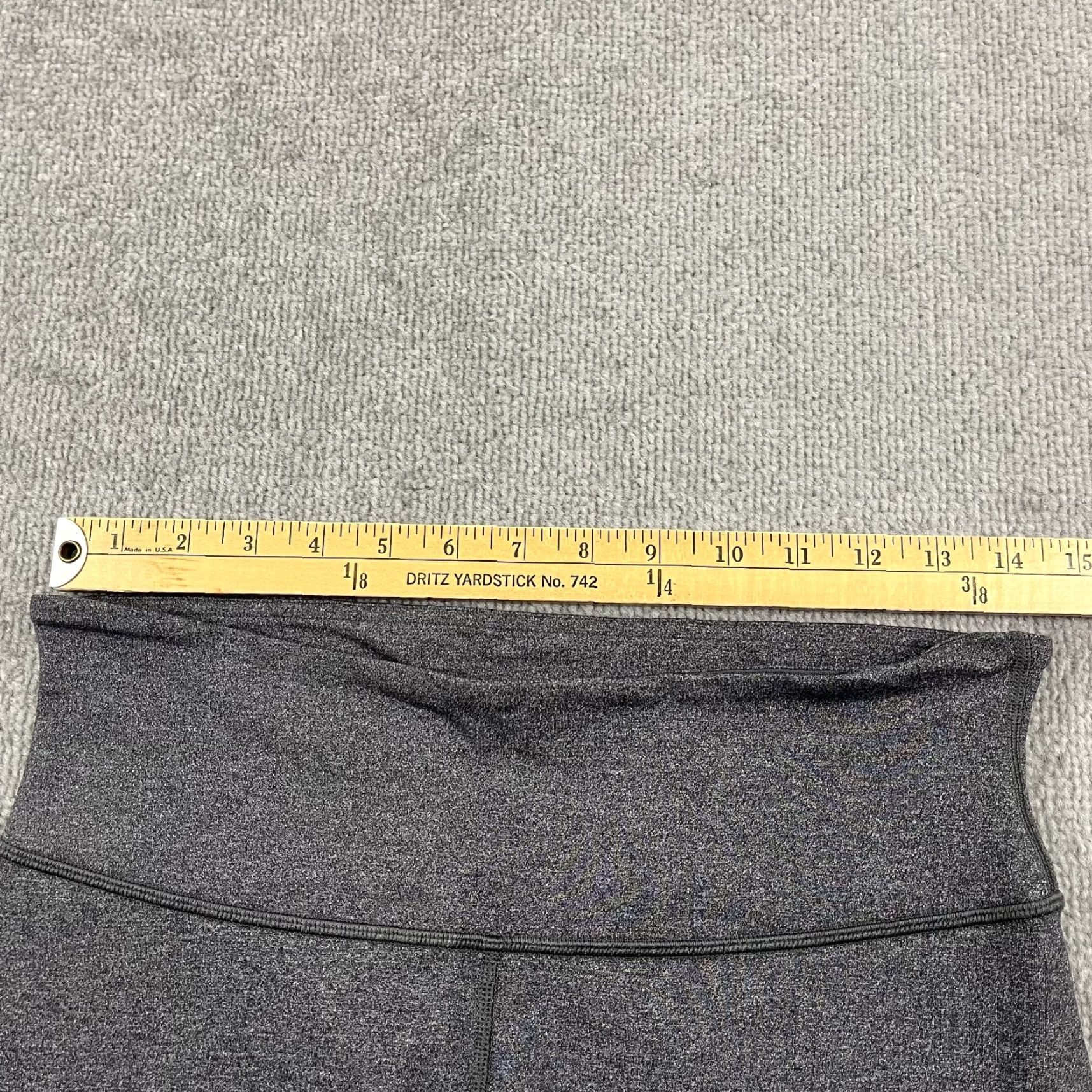 Lululemon Lululemon Wunder Under III Leggings Womens 8 Gray Cropped 21" Inseam Active Wear Yoga Fitness Stretch Moisture Wicking Surgical No? Size 30" / US 8 / IT 44 - 5 Thumbnail
