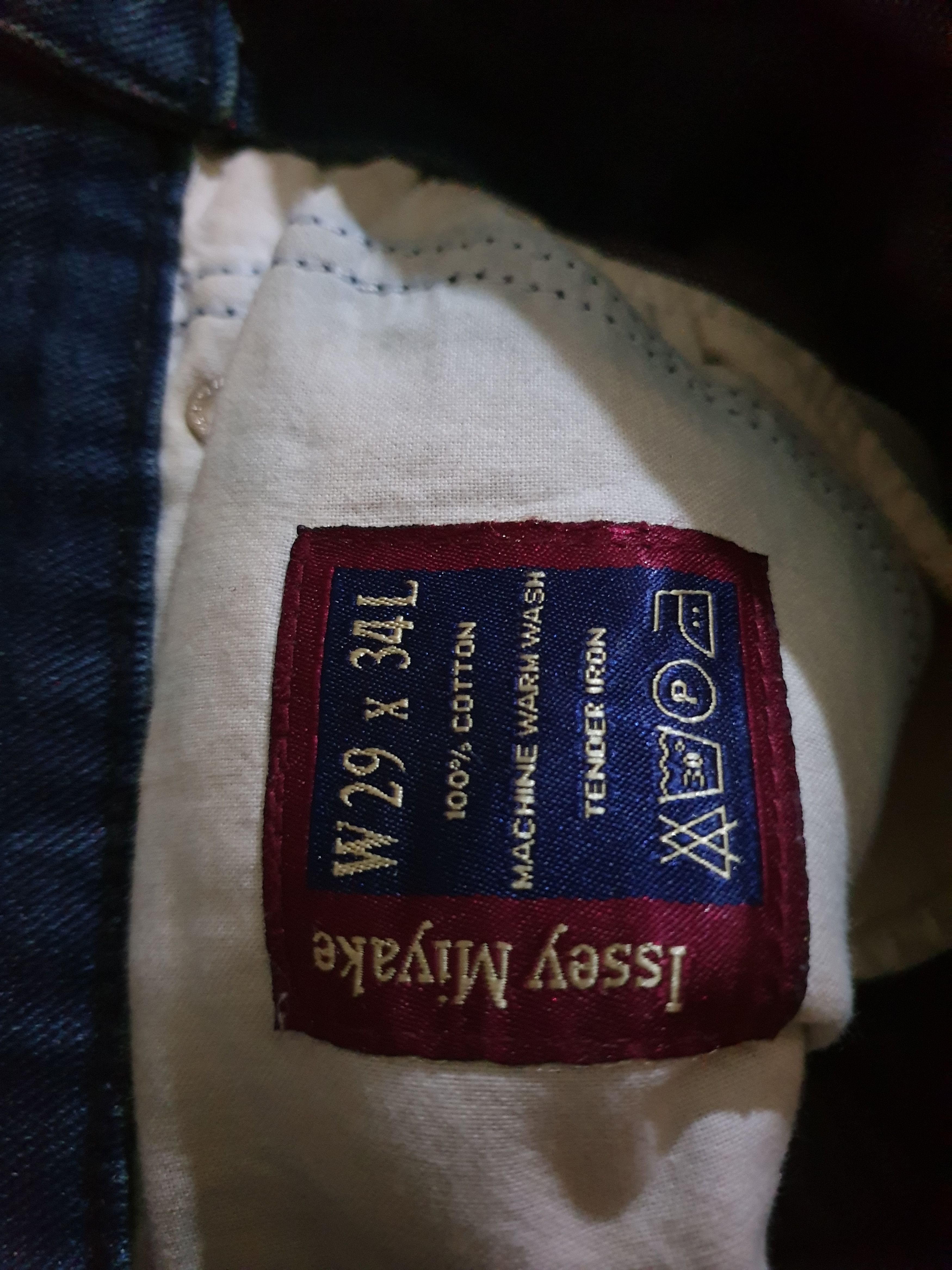 Japanese Brand Issey miyake Japanese Brand denim pant Size US 29 - 3 Thumbnail