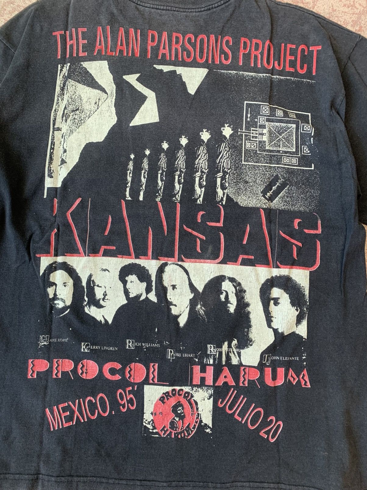 Vintage Vintage Alan Parson Project KANSAS Procol Harum tour tee Size US XL / EU 56 / 4 - 8 Thumbnail