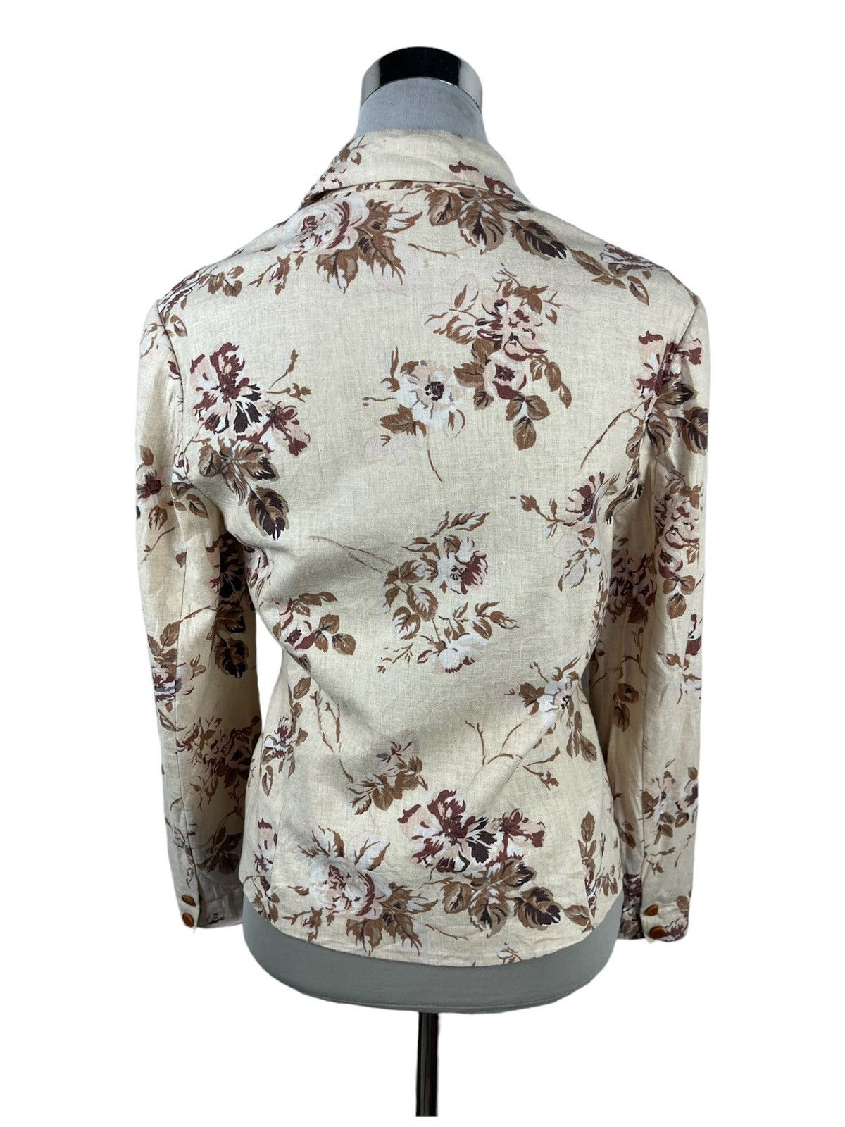 Laura Ashley LAURA ASHLEY FLORAL CROP TOP BLOUSE Size M / US 6-8 / IT 42-44 - 4 Thumbnail