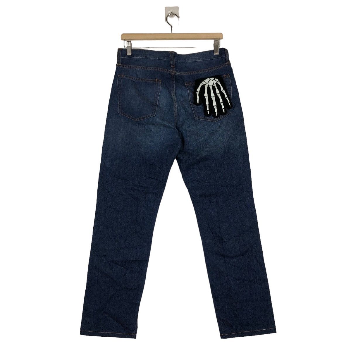 Issey Miyake 🔥GLOBAL WORK BY ISSEY MIYAKE JEANS DENIM SKINNY FIT Size US 28 / EU 44 - 7 Thumbnail