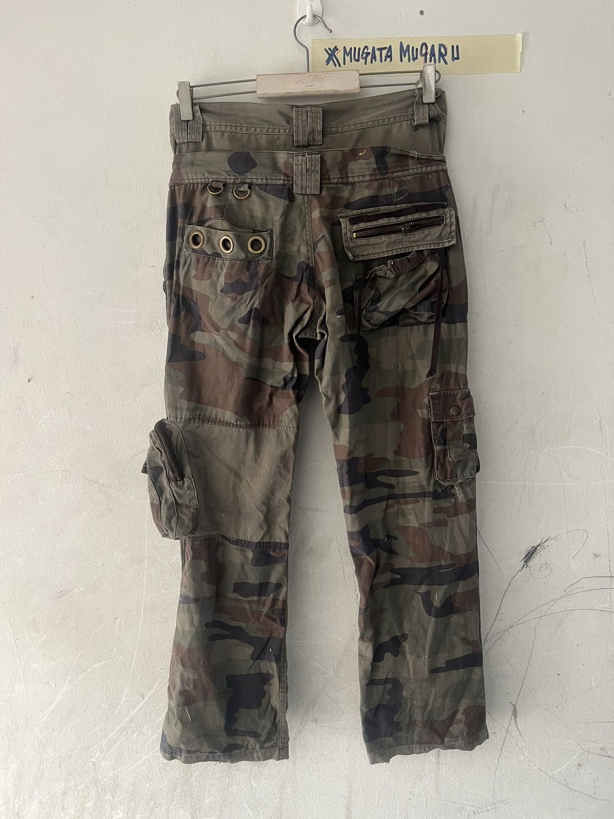 Japanese Brand × Vintage THRASHED🔥CAMO DOUBLE WAIST 3D CAMO PANT Size US 30 / EU 46 - 9 Thumbnail
