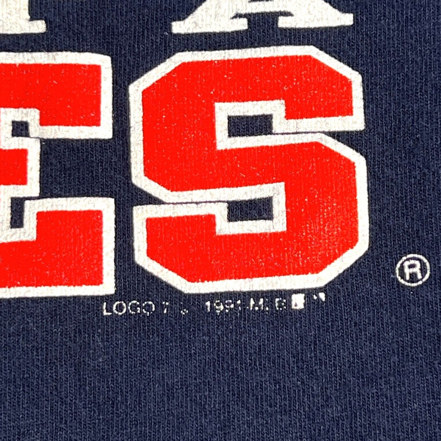 Logo 7 VINTAGE Atlanta Braves T-Shirt Mens Medium Navy 1991 NL Champions World Series Size US M / EU 48-50 / 2 - 5 Thumbnail