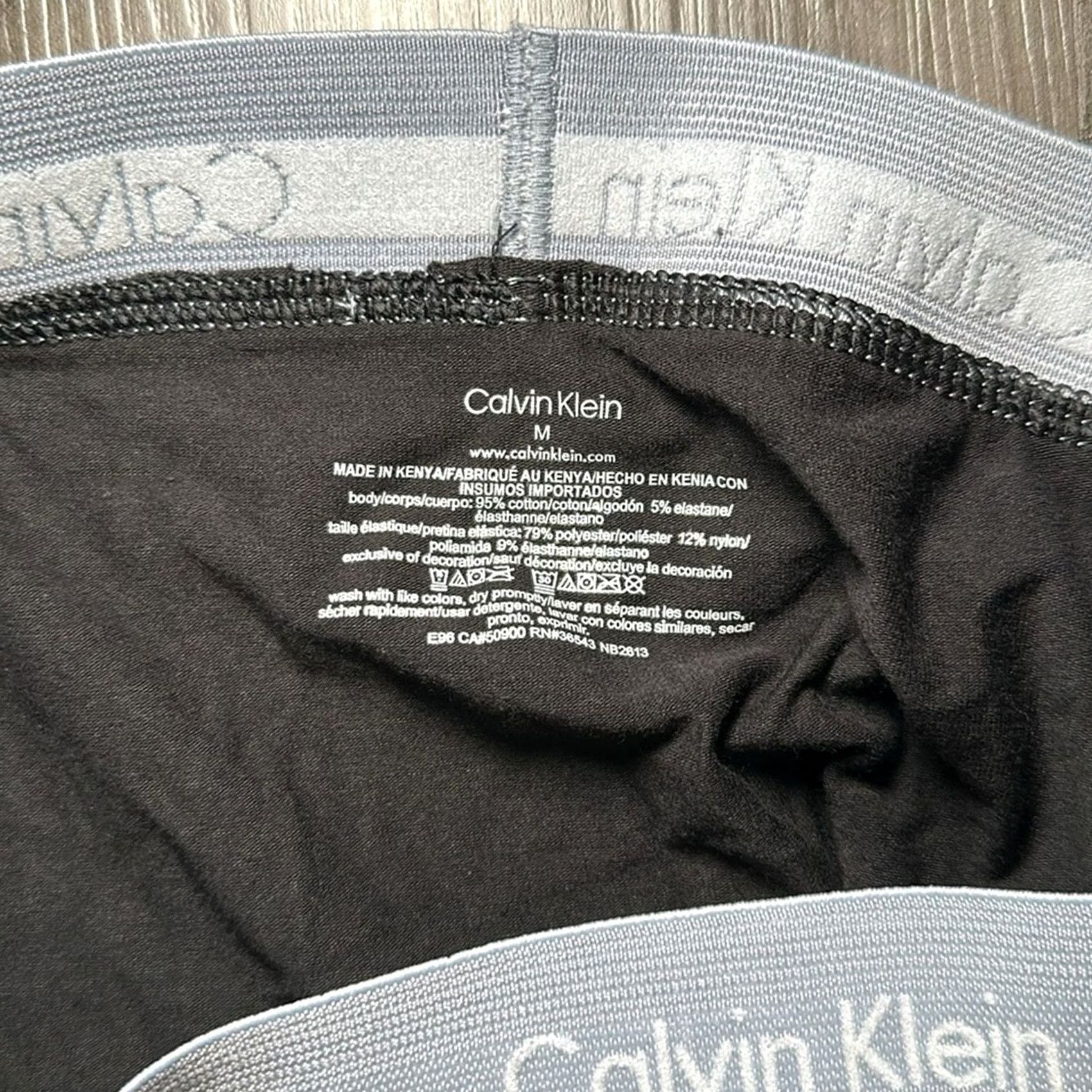 Calvin Klein Calvin Klein Brief Cotton Stretch Hip Medium Underwear Men M Black Size US 31 - 3 Thumbnail