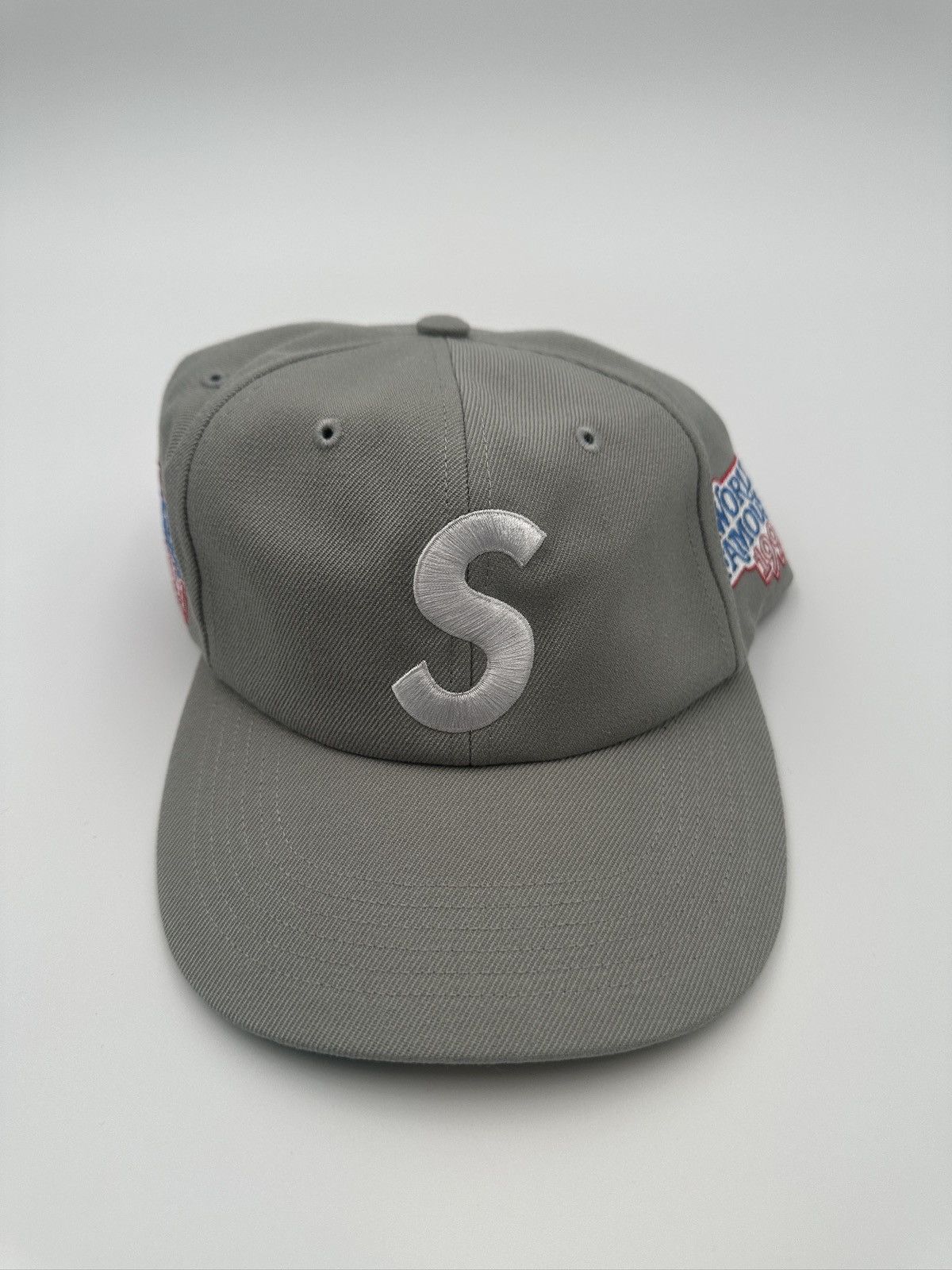 Supreme World Famous S Logo 6-Panel グレー Buy Supreme World Famous S Logo 6-Panel 'Grey' - SS25H23