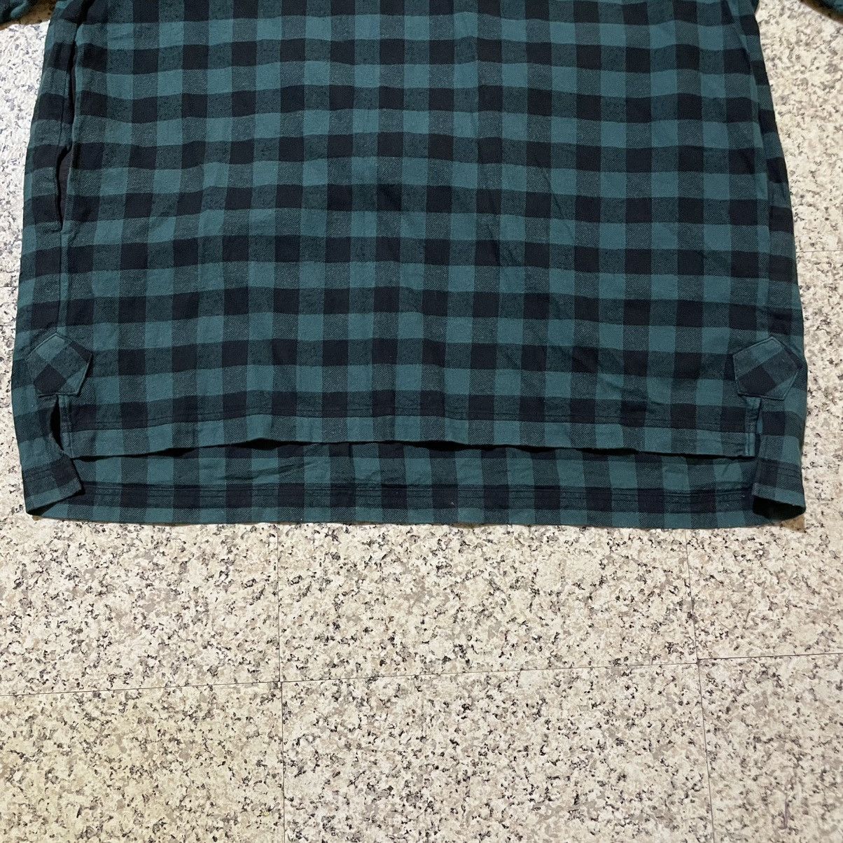 Sacai Sacai SS17 Buffalo Check Plaid Shirt w/ Shoulder Zipper RARE Size US L / EU 52-54 / 3 - 5 Thumbnail