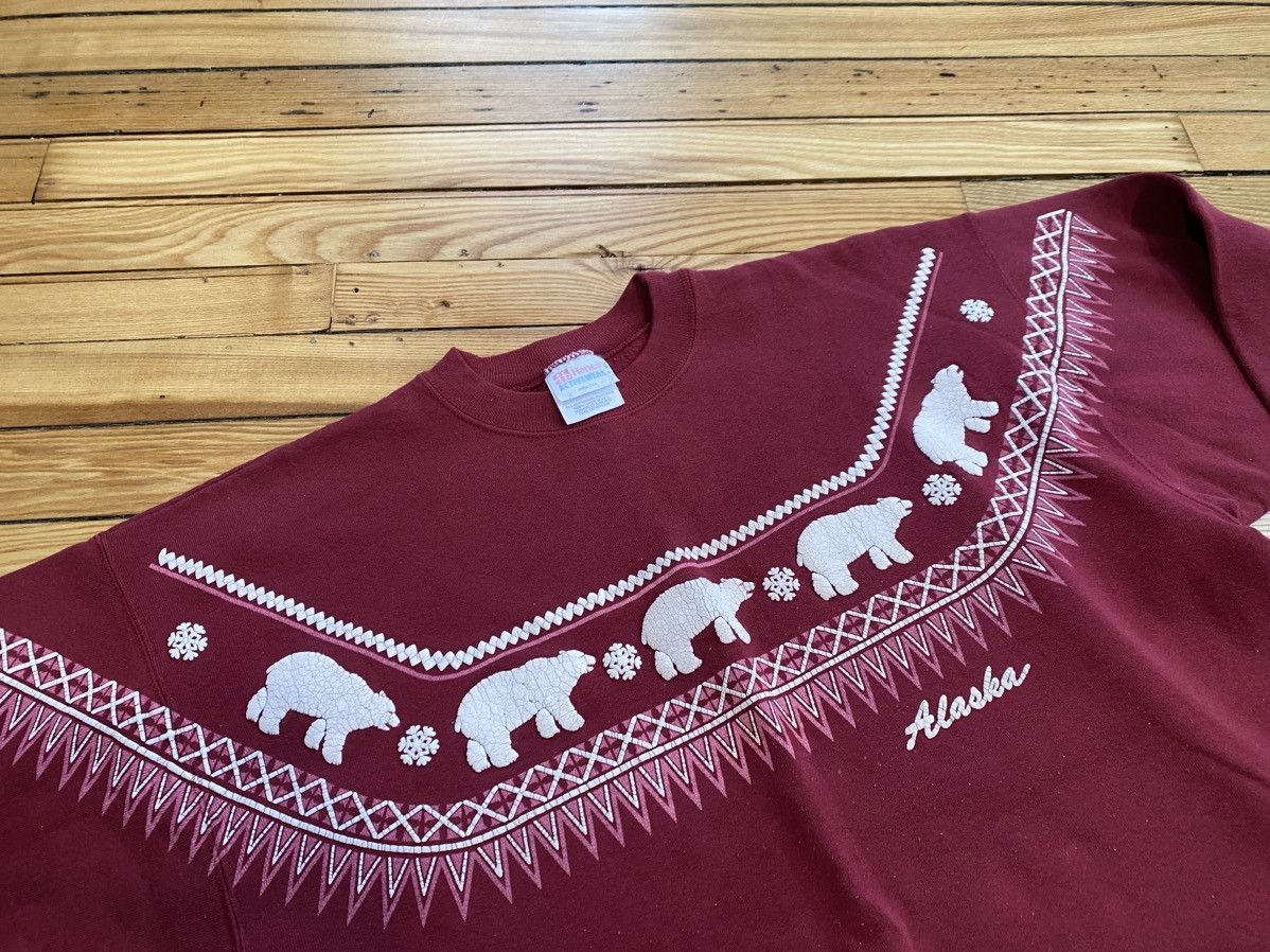 Hanes × Native × Vintage Vintage Alaska crewneck L/xl Size US L / EU 52-54 / 3 - 3 Thumbnail