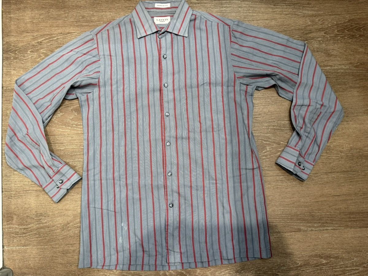 ***FINAL DROP***RARE 90s LANVIN PARIS BUTTON UP M