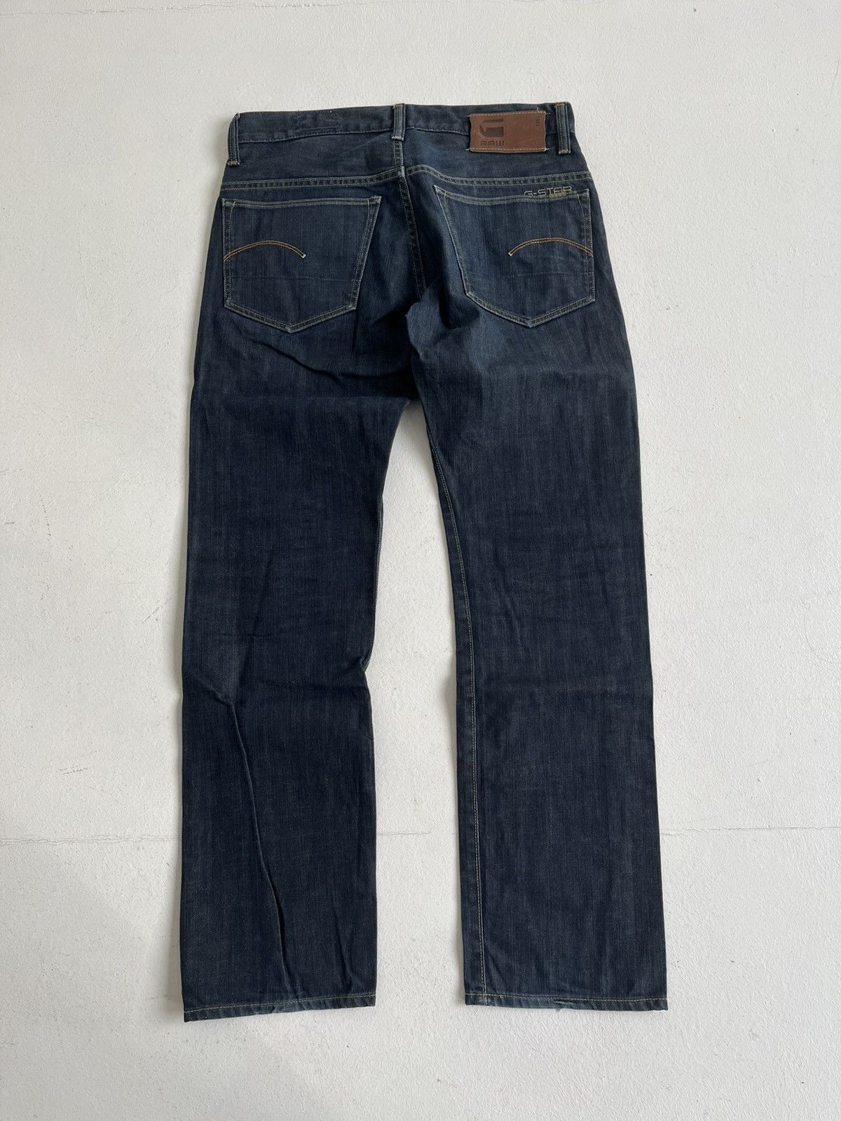 G-Star Vintage G Star Raw navy denim jeans y2k edwin style Size US 32 / EU 48 - 2 Thumbnail