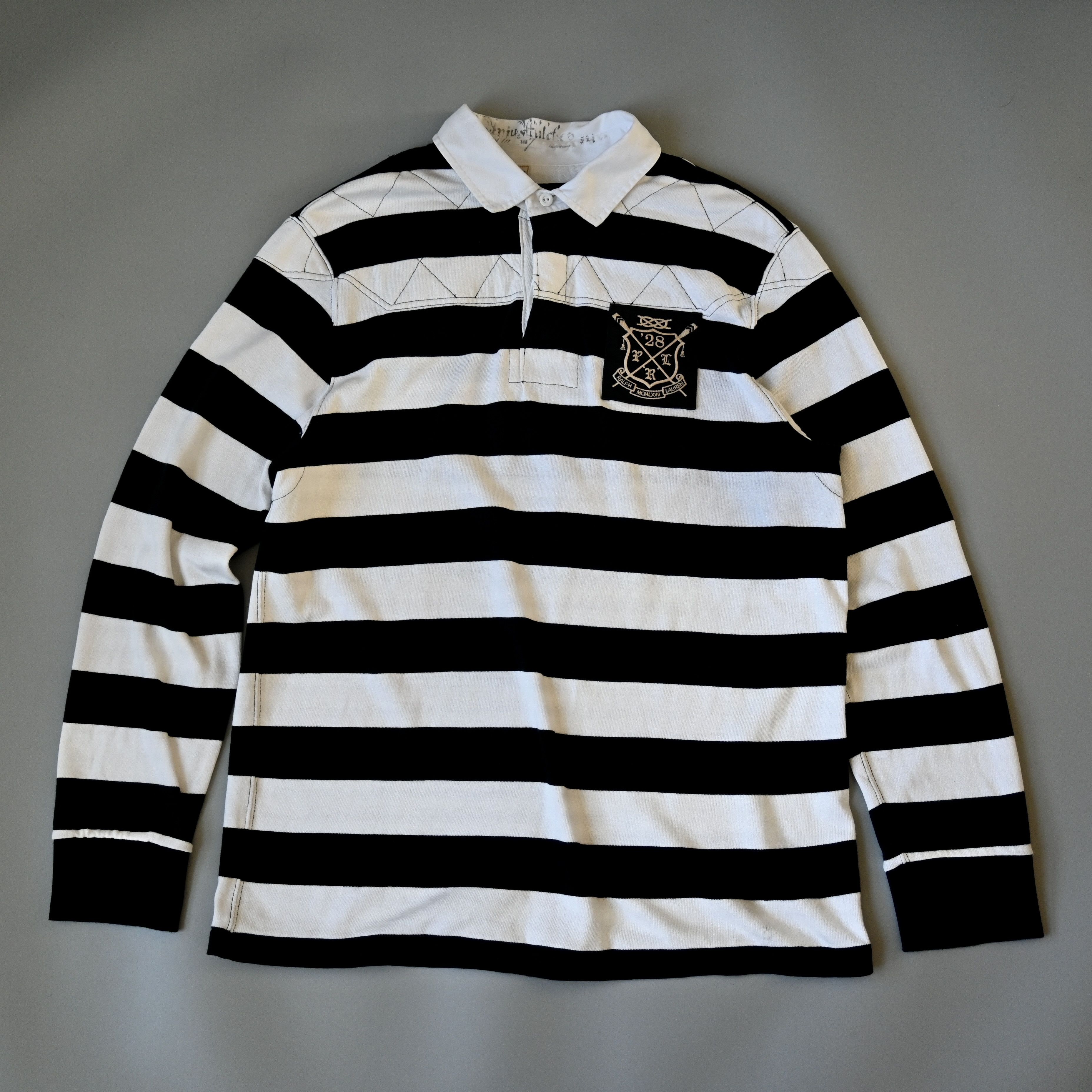 Polo Ralph Lauren Ralph Lauren cotton&viscose quilted rugby shirt, XL, canoe Size US XL / EU 56 / 4 - 1 Thumbnail