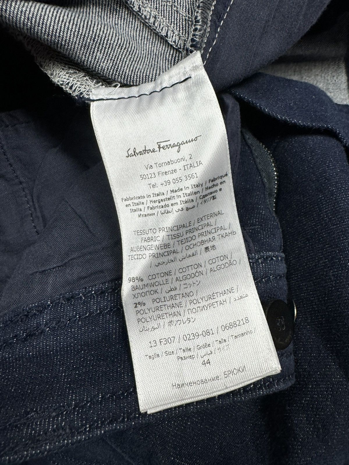 Designer × Salvatore Ferragamo SALVATORE FERRAGAMO JEANS WOMEN LUXURY SIZE 44 Made in Italy Size 30" / US 8 / IT 44 - 12 Thumbnail