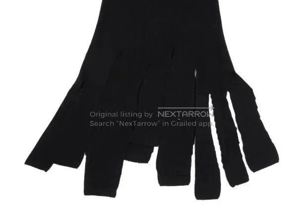 Comme des Garcons Comme Des Garcons Black Retro Torn Knit Top Size XS / US 0-2 / IT 36-38 - 5 Thumbnail