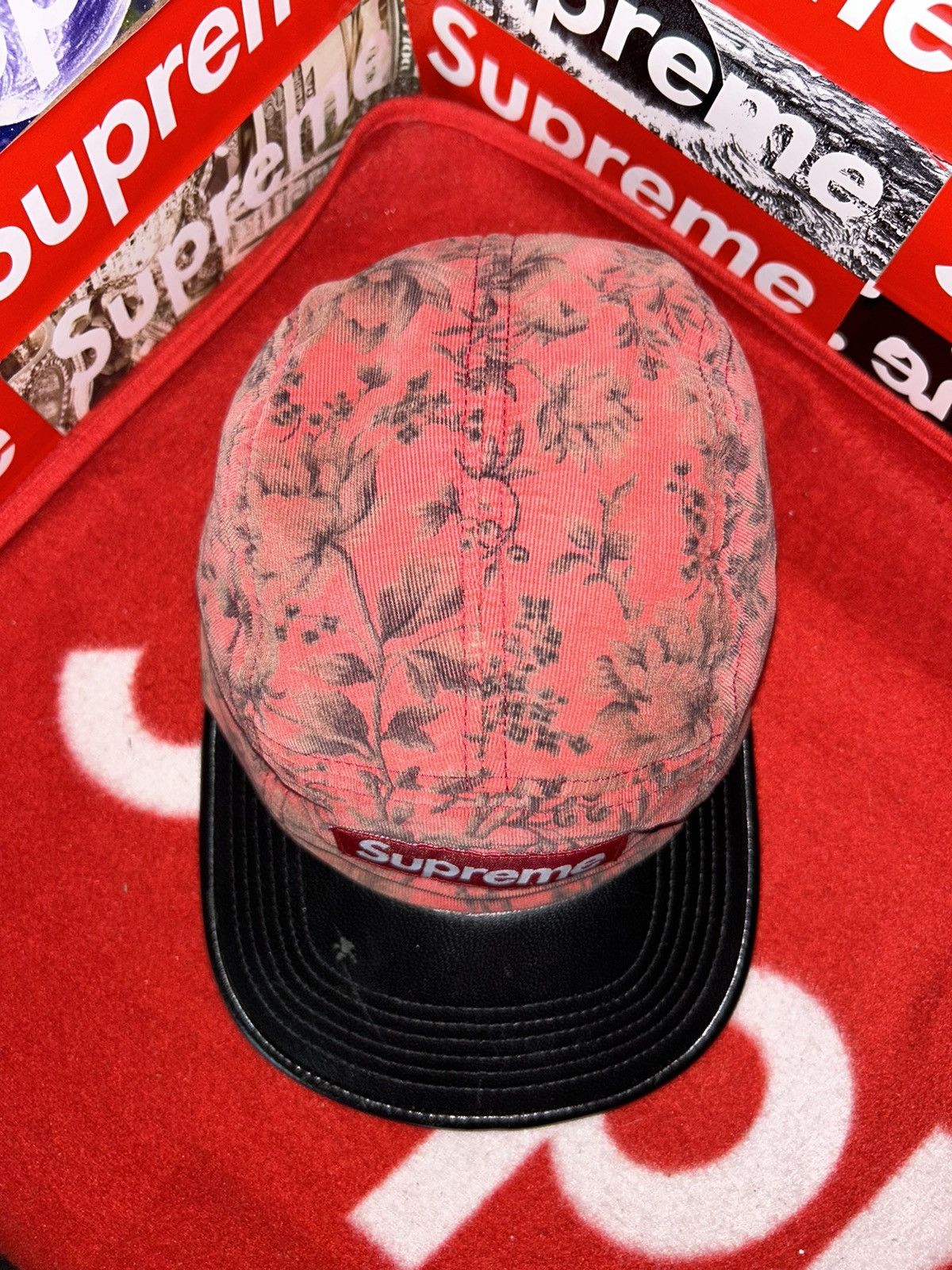 Supreme Supreme Liberty Floral Fabrics 5Panel Camp Cap SS12 RARE HAT Size ONE SIZE - 3 Thumbnail