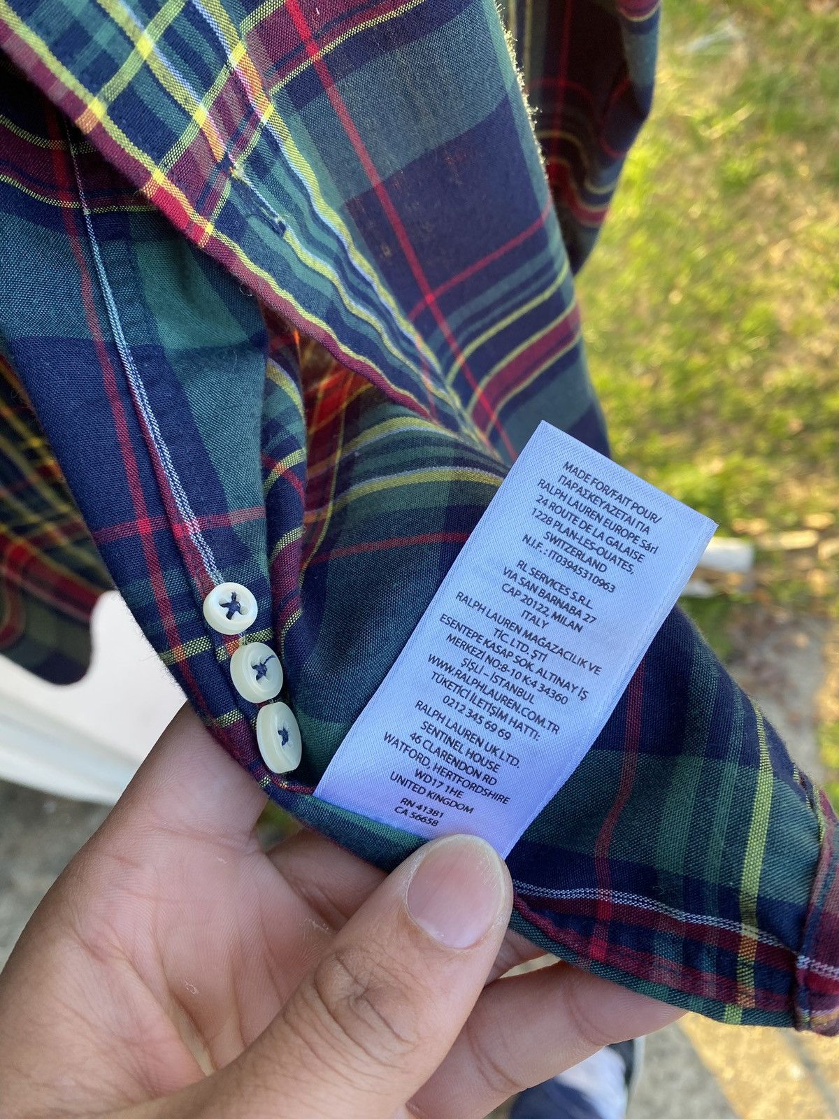 Ralph Lauren Ralph Lauren Flannel Size US L / EU 52-54 / 3 - 4 Thumbnail
