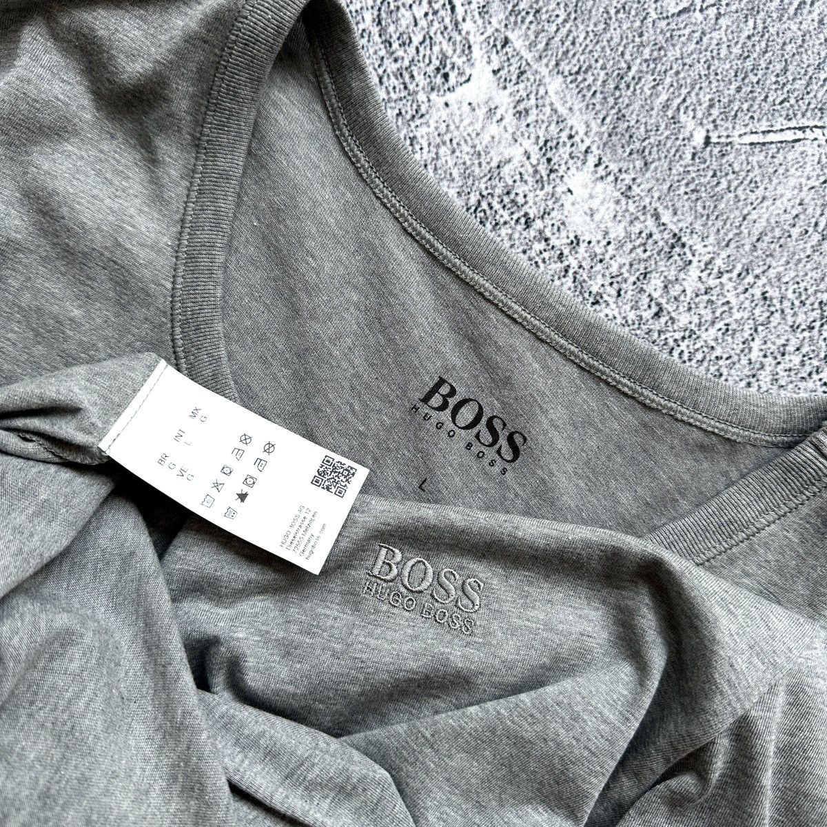 Hugo × Hugo Boss Men’s Basic Shirt Hugo Boss Gray Size: L Size US L / EU 52-54 / 3 - 6 Thumbnail