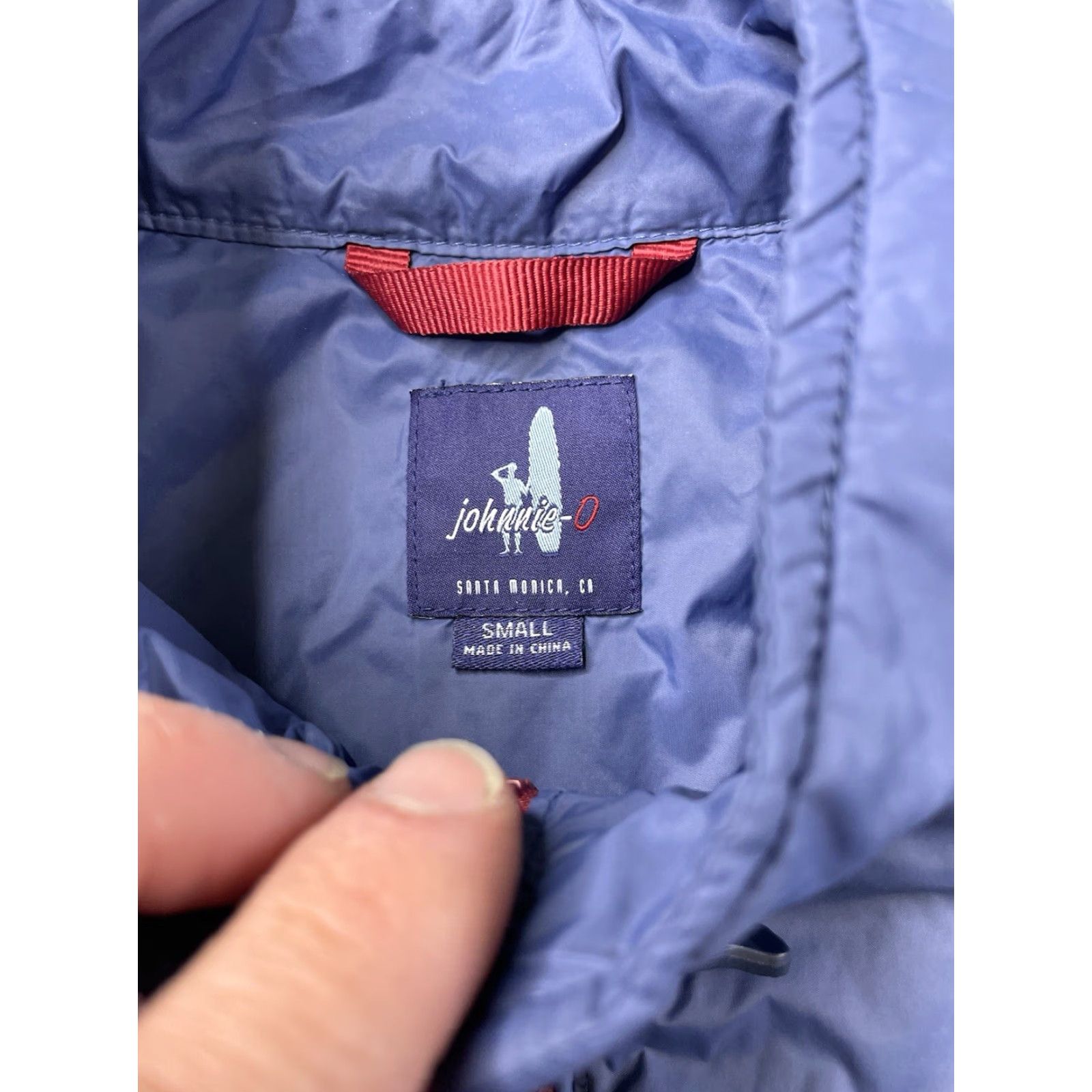johnnie-O johnnie-O Vest Mens Full Zip Puffer Insulated Golf Casual Small Woodland Hills Blue Nylon Zip Pockets Size US L / EU 52-54 / 3 - 3 Thumbnail