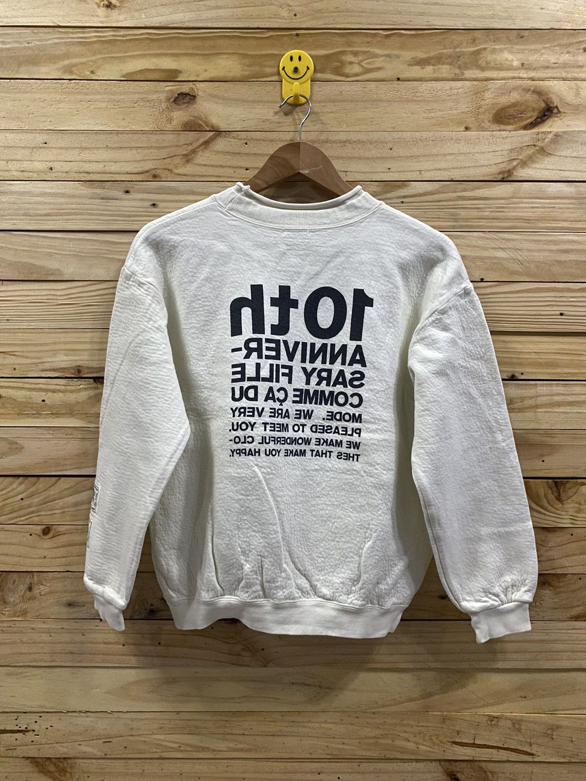 Japanese Brand Comme ca du mode 10th annivesary crewneck Size US M / EU 48-50 / 2 - 2 Thumbnail