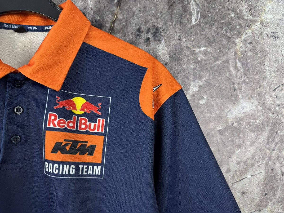 Formula 1 Red Bull KTM Racing Team Polo Shirt Navy Orange Motorex WP Size US L / EU 52-54 / 3 - 5 Thumbnail
