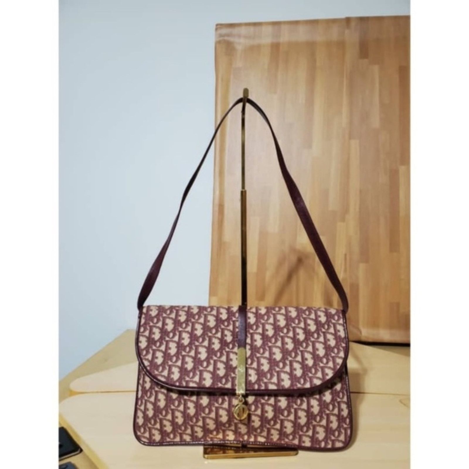 Dior Authentic CHRISTIAN DIOR Vintage Saddle Clutch Shoulder Bag Size ONE SIZE - 5 Thumbnail