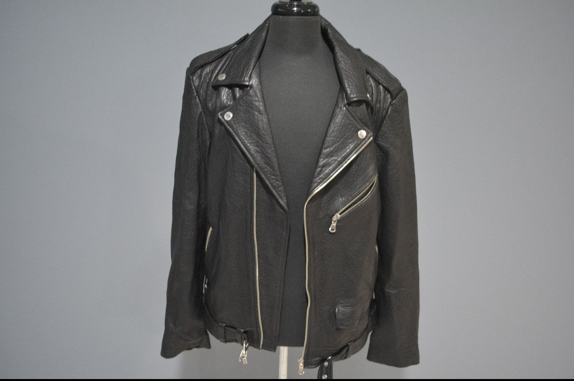 Stolen Girlfriends Club Black joey biker leather jacket Size US XL / EU 56 / 4 - 7 Thumbnail