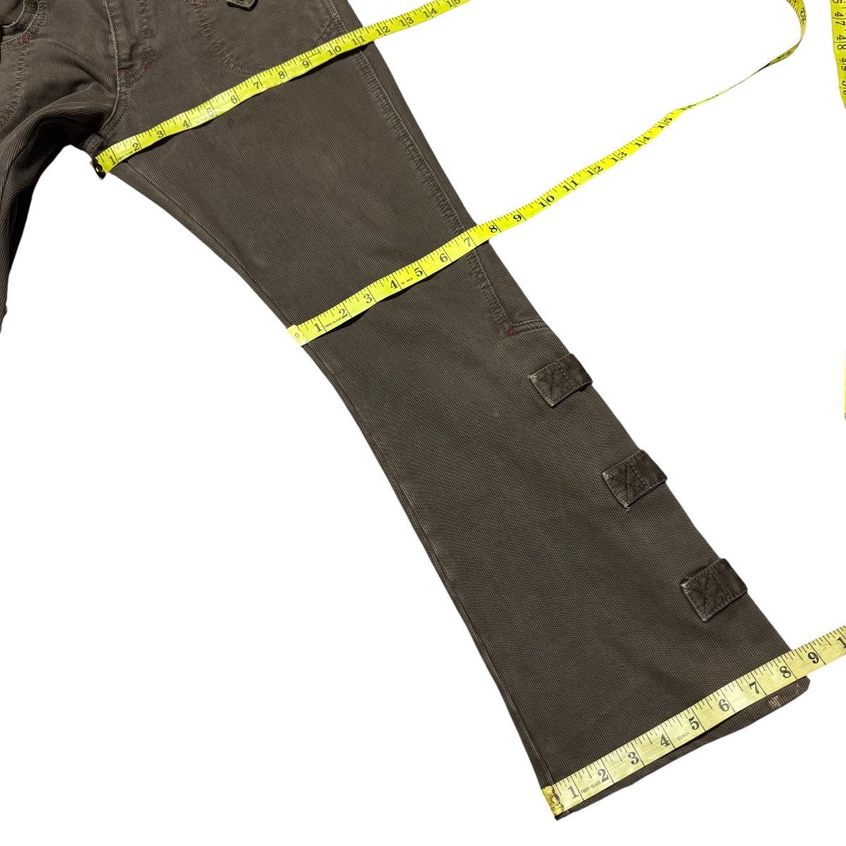 Japanese Brand Morgan Homme Brown Denim Flare Pants Size US 29 - 19 Thumbnail