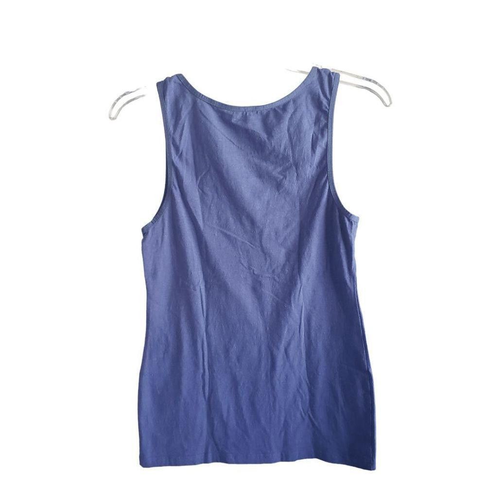 Designer CT1259 Ladies Comfneat Blue Tank Top L Size L / US 10 / IT 46 - 2 Thumbnail