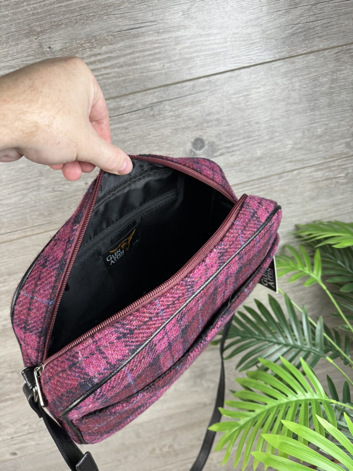 Designer × Harris Tweed Messenger over the shoulder Harris Tweed Glen Appin Size ONE SIZE - 14 Thumbnail
