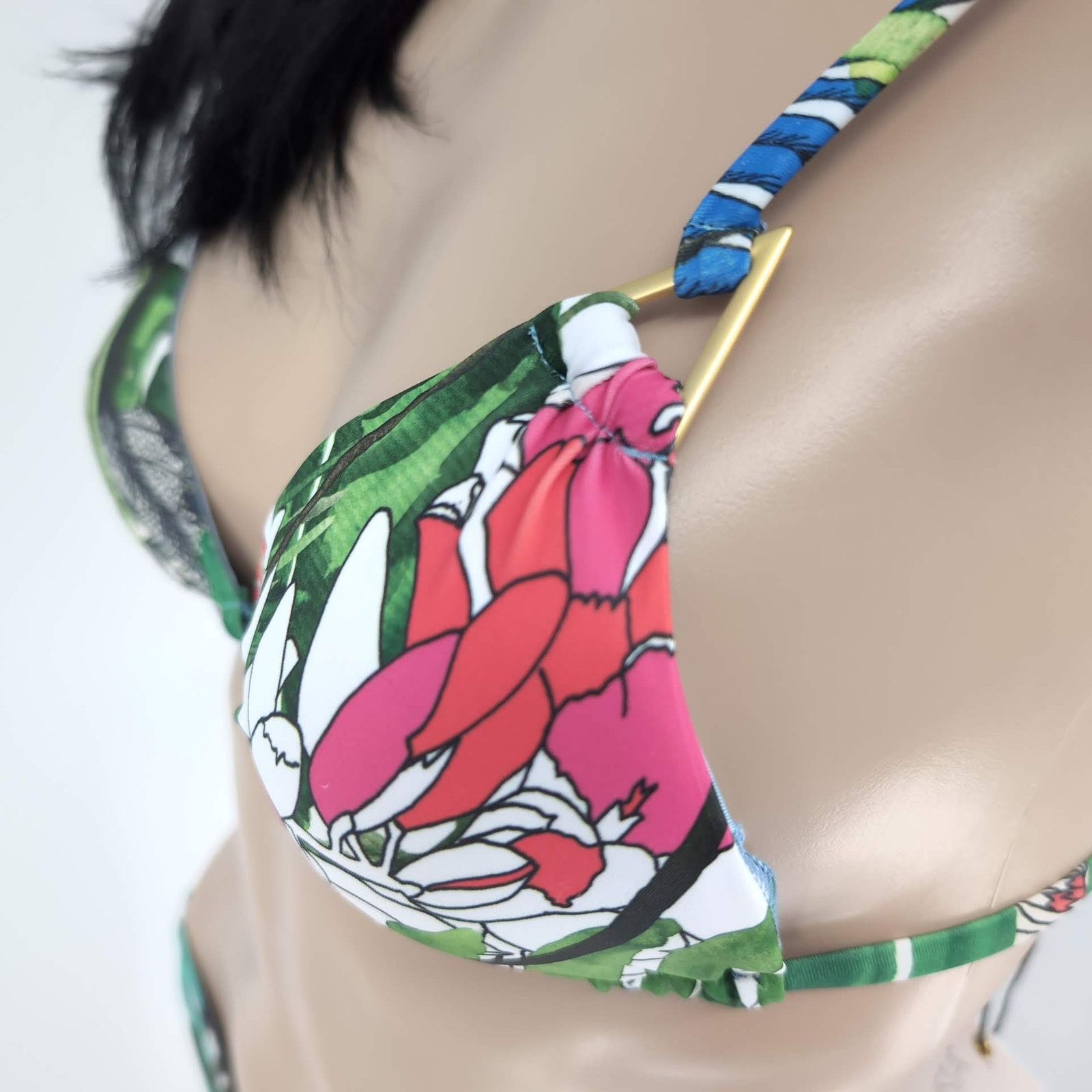 Christian Lacroix NWT Christian Lacroix Sexy Bikini Top Jardin Exo'Chic -Sz XS Size ONE SIZE - 13 Thumbnail