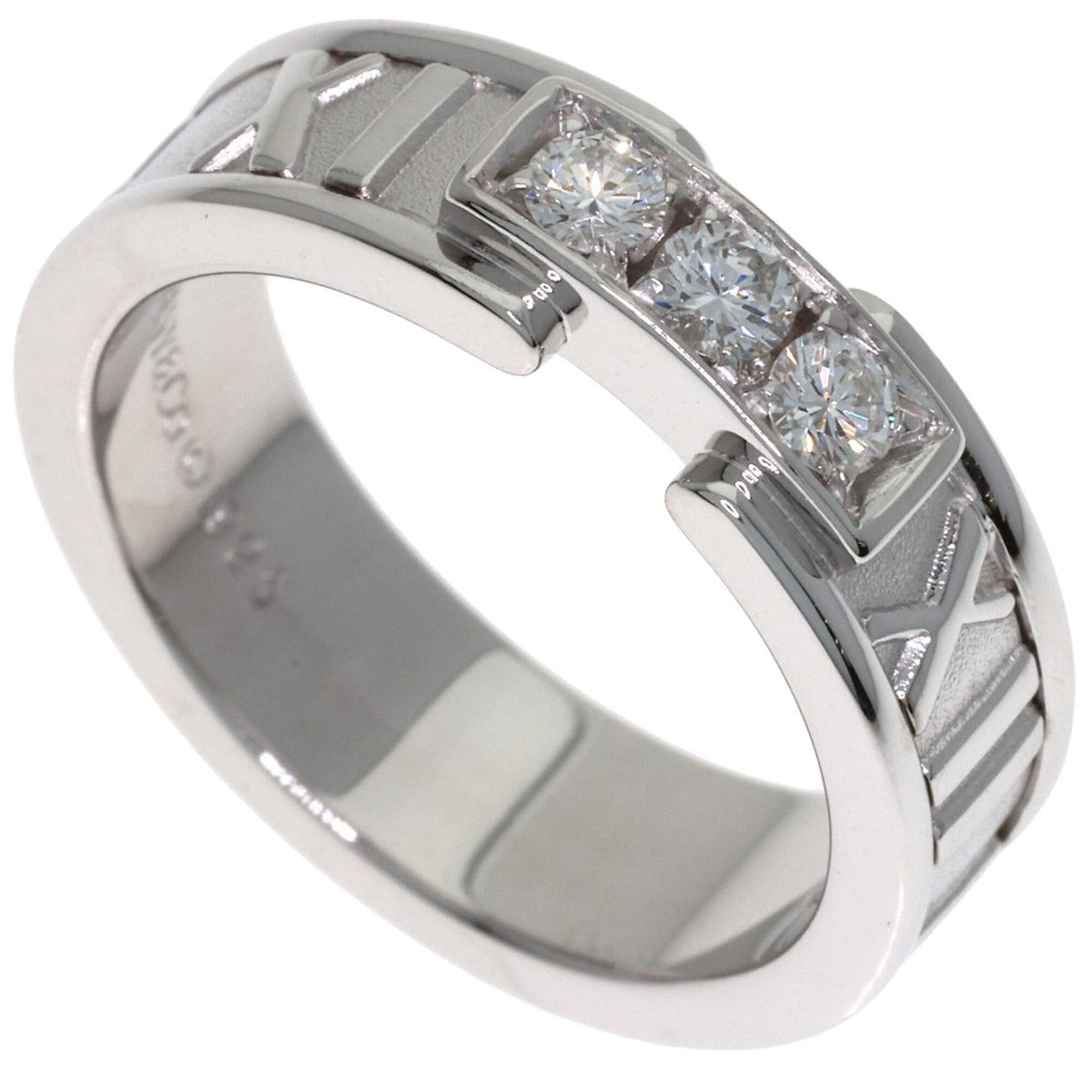 Tiffany & Co. Tiffany & Co. Atlas Diamond Ring, 18K White Gold, Women's. Size ONE SIZE - 1 Thumbnail