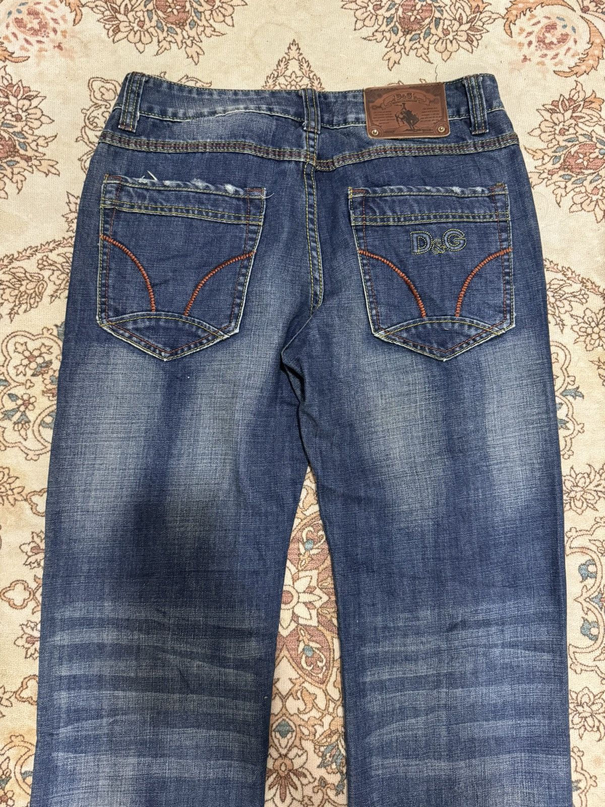 Dolce & Gabbana × Vintage Dolce & Gabbana Blue Faded Jeans Size US 30 / EU 46 - 1 Thumbnail