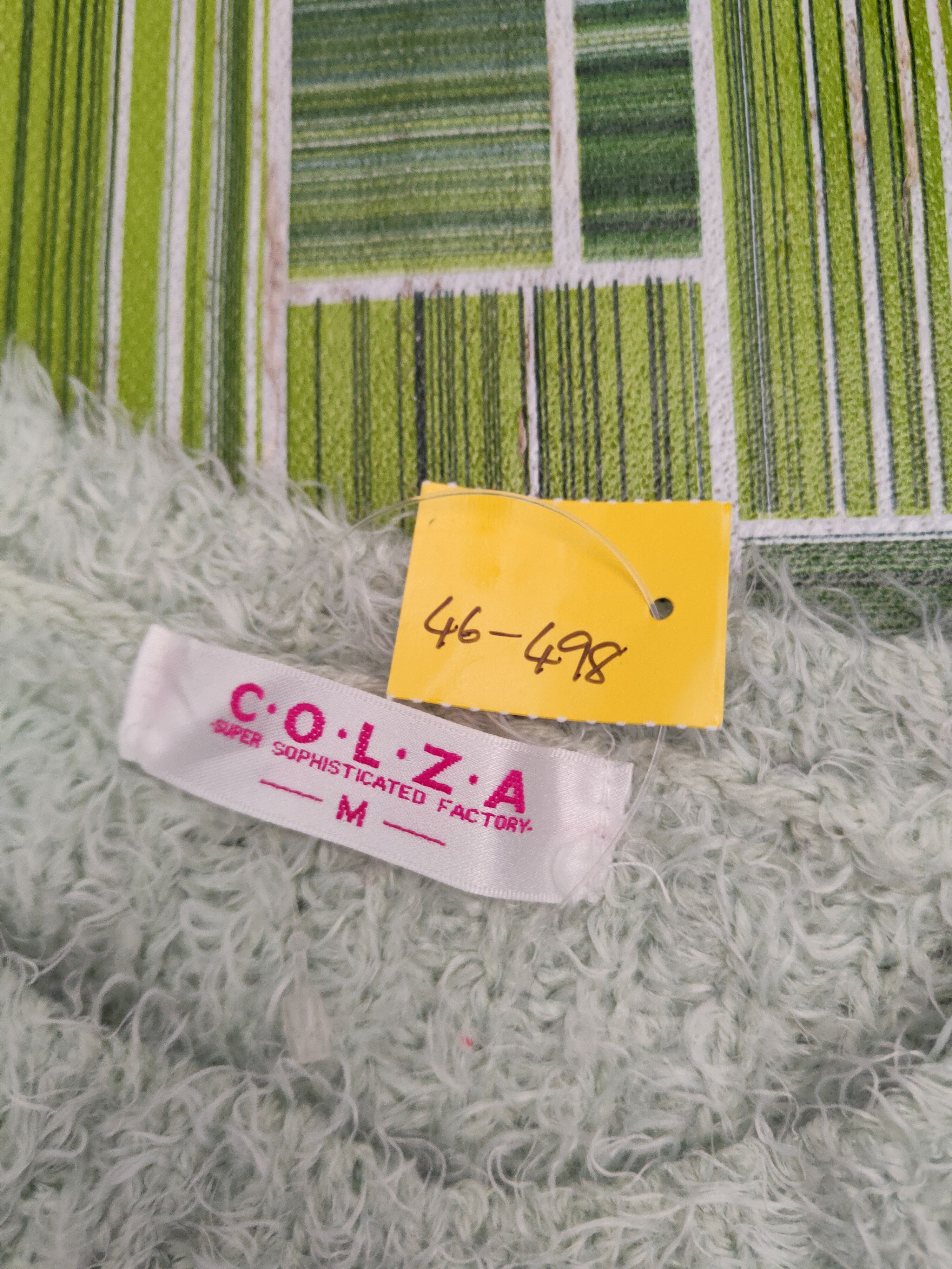Japanese Brand C.o.l.z.a Green Fur Mohair Knitwear #46-498 Size M / US 6-8 / IT 42-44 - 12 Thumbnail