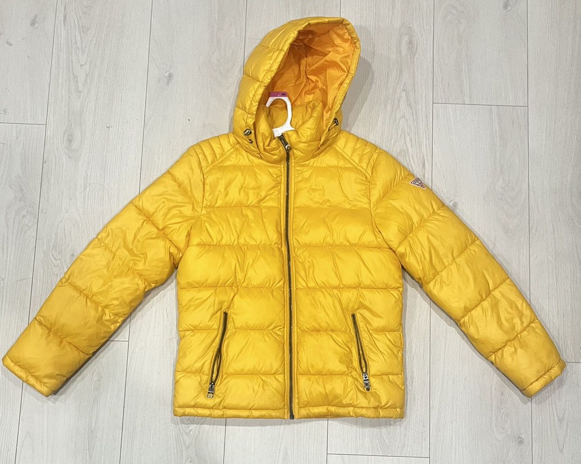 Guess Yellow GUESS Puffer Jacket Size US M / EU 48-50 / 2 - 1 Thumbnail