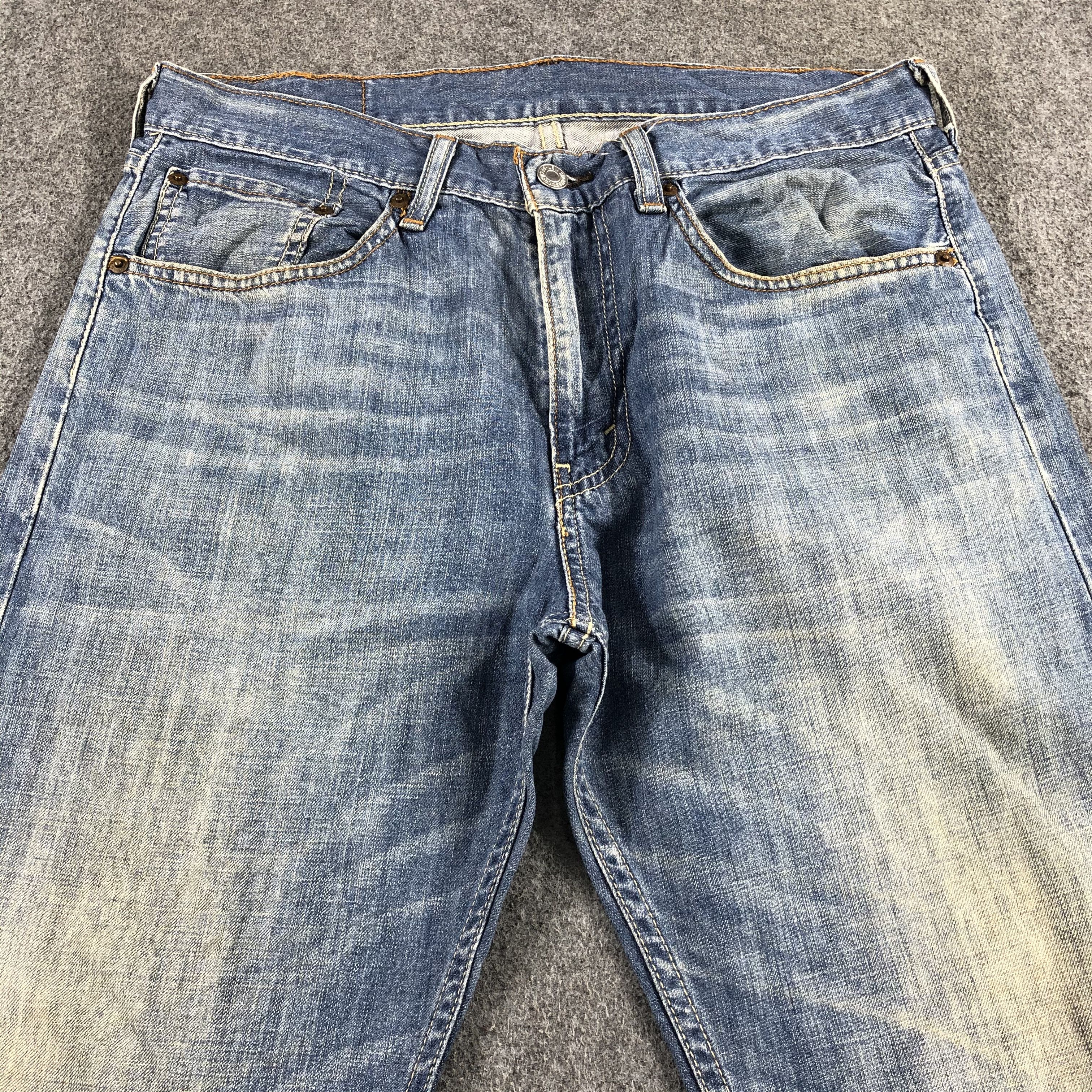 Levi's Vintage Blue Wash Levis 505 Jeans-J2171 Size US 33 - 3 Thumbnail