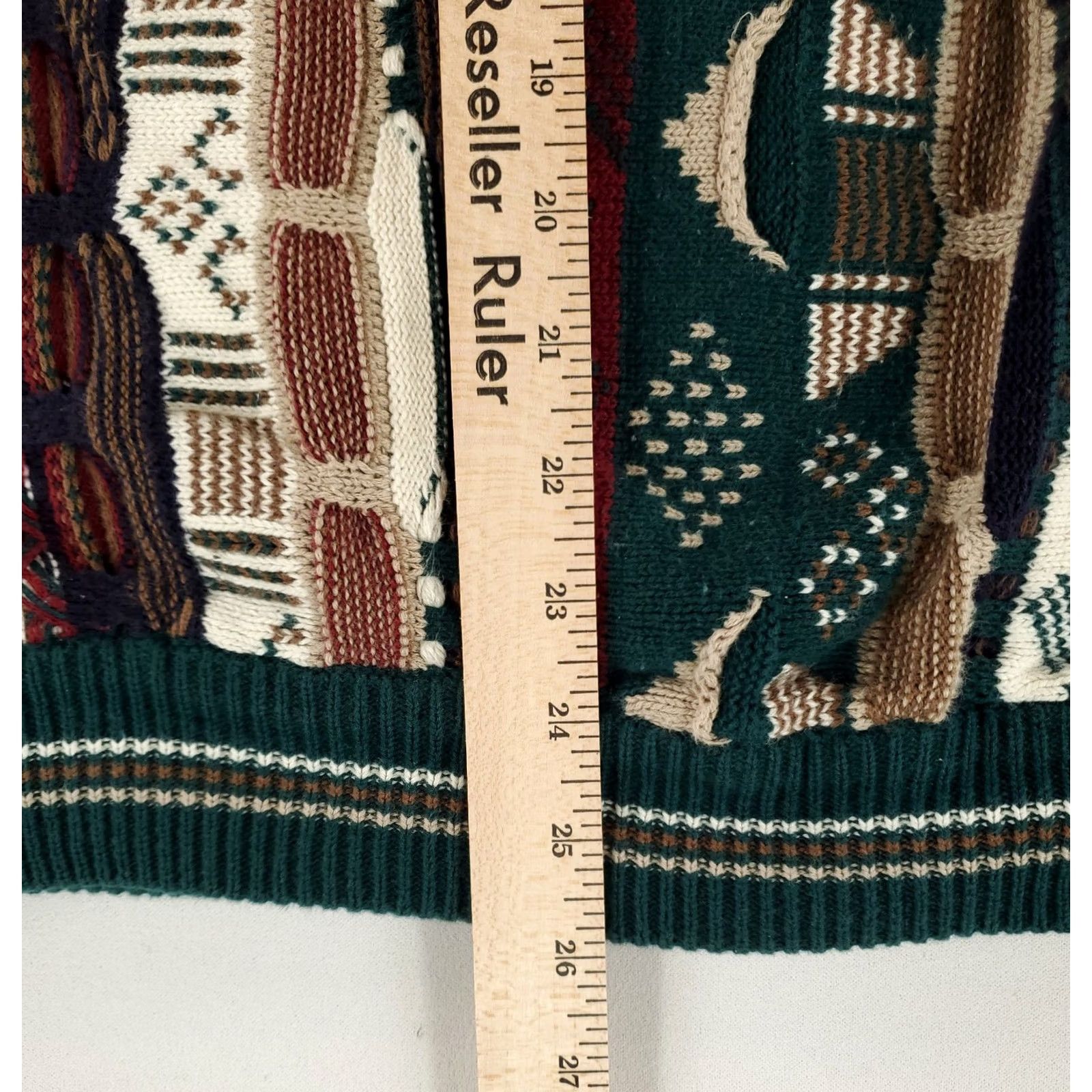 Cotton Traders Cotton Traders Sweater Coogi-Style Textured 3D Cosby Biggie Mens XL Pullover Multicolor Nike Size US XL / EU 56 / 4 - 5 Thumbnail