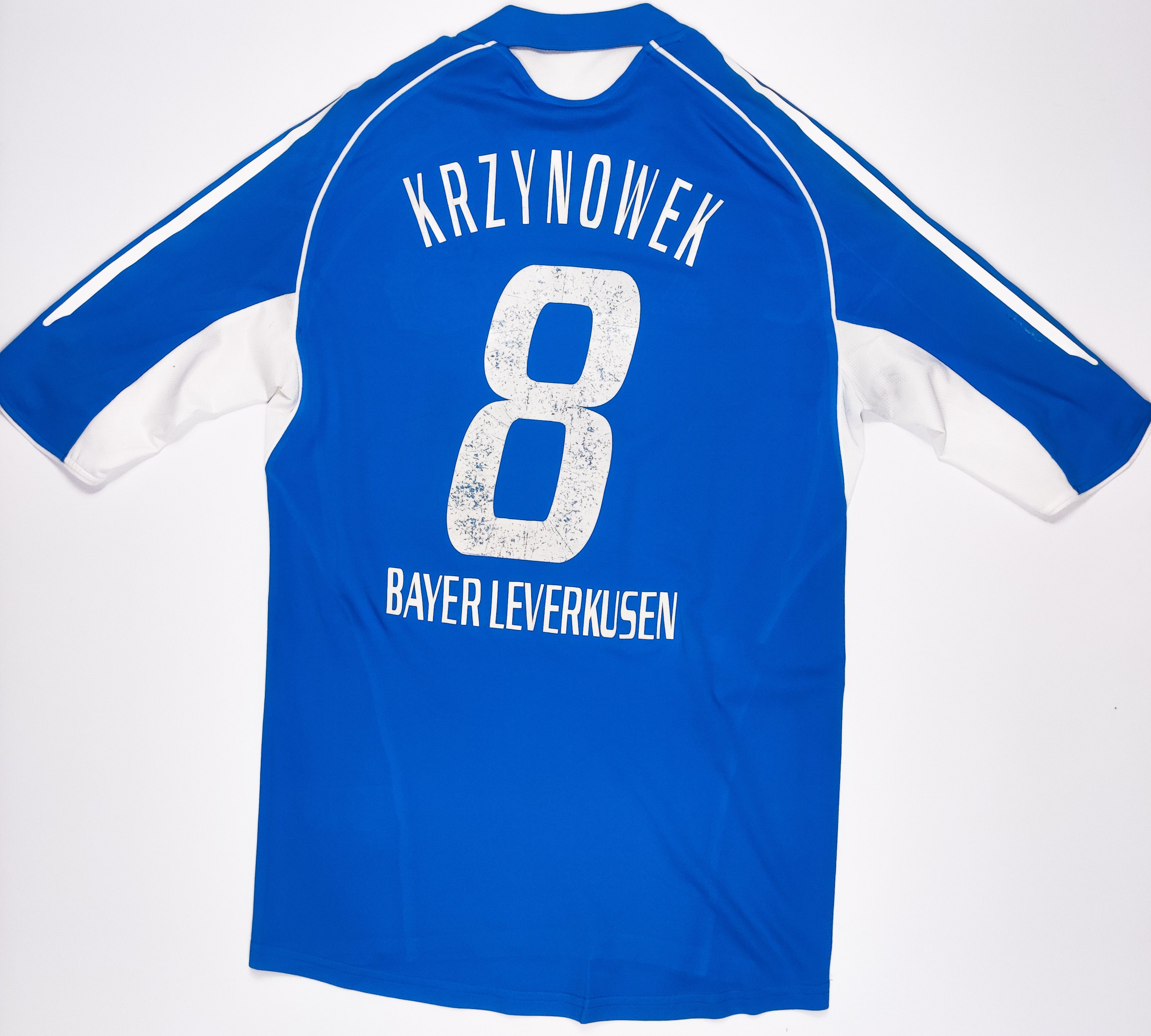 Adidas Krzynowek #8 Bayer Leverkusen 2005 2006 2007 Adidas Away Kit Size US M / EU 48-50 / 2 - 1 Thumbnail