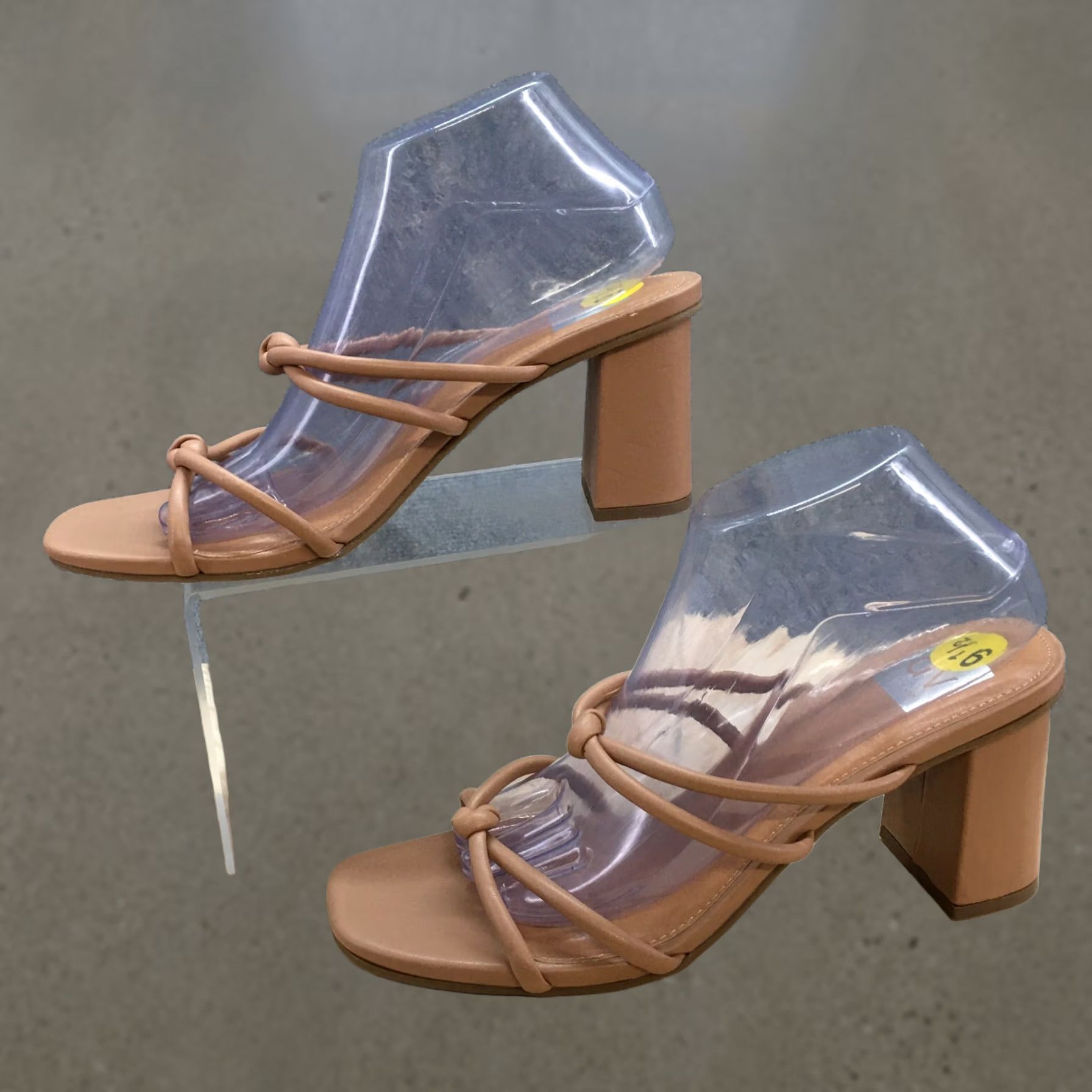Dolce Vita Dolce Vita Sandals Womens Holmes Slide Brown Faux Leather Slip On Block NEW Size US 10 / IT 40 - 1 Thumbnail