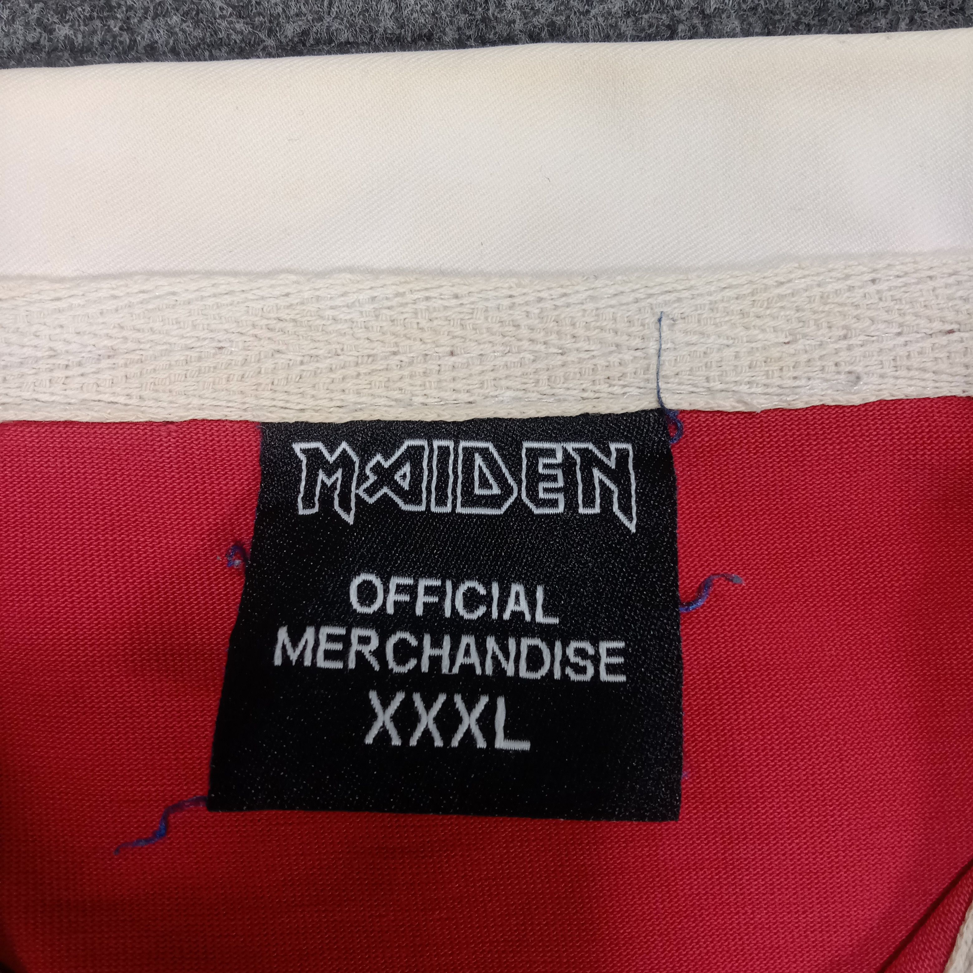 Band Tees × Iron Maiden × Vintage Iron Maiden American Rock Band Polos Size US XXL / EU 58 / 5 - 4 Thumbnail