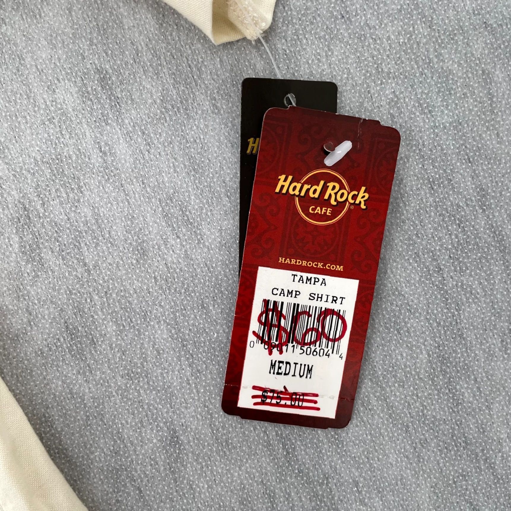 Hard Rock Cafe VINTAGE Hard Rock Cafe Shirt Adult Medium Ivory Tampa Florida Embroidered Casino Men Size US M / EU 48-50 / 2 - 6 Thumbnail