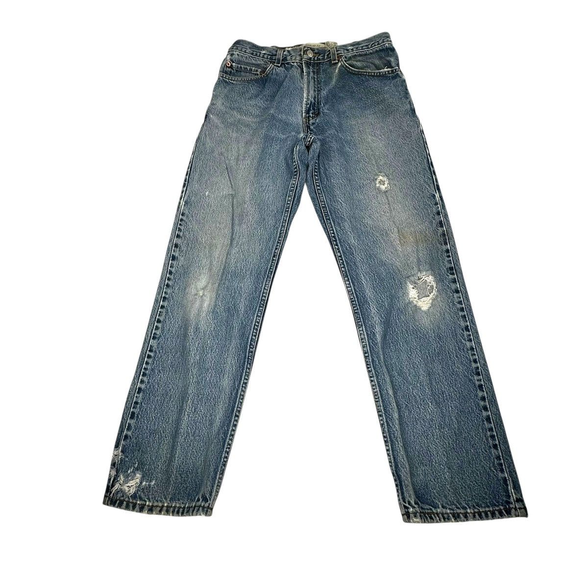 Levi's 2003 Vintage Levis 505 Jeans Men’s Size 34x32 Distressed Size US 34 / EU 50 - 1 Thumbnail