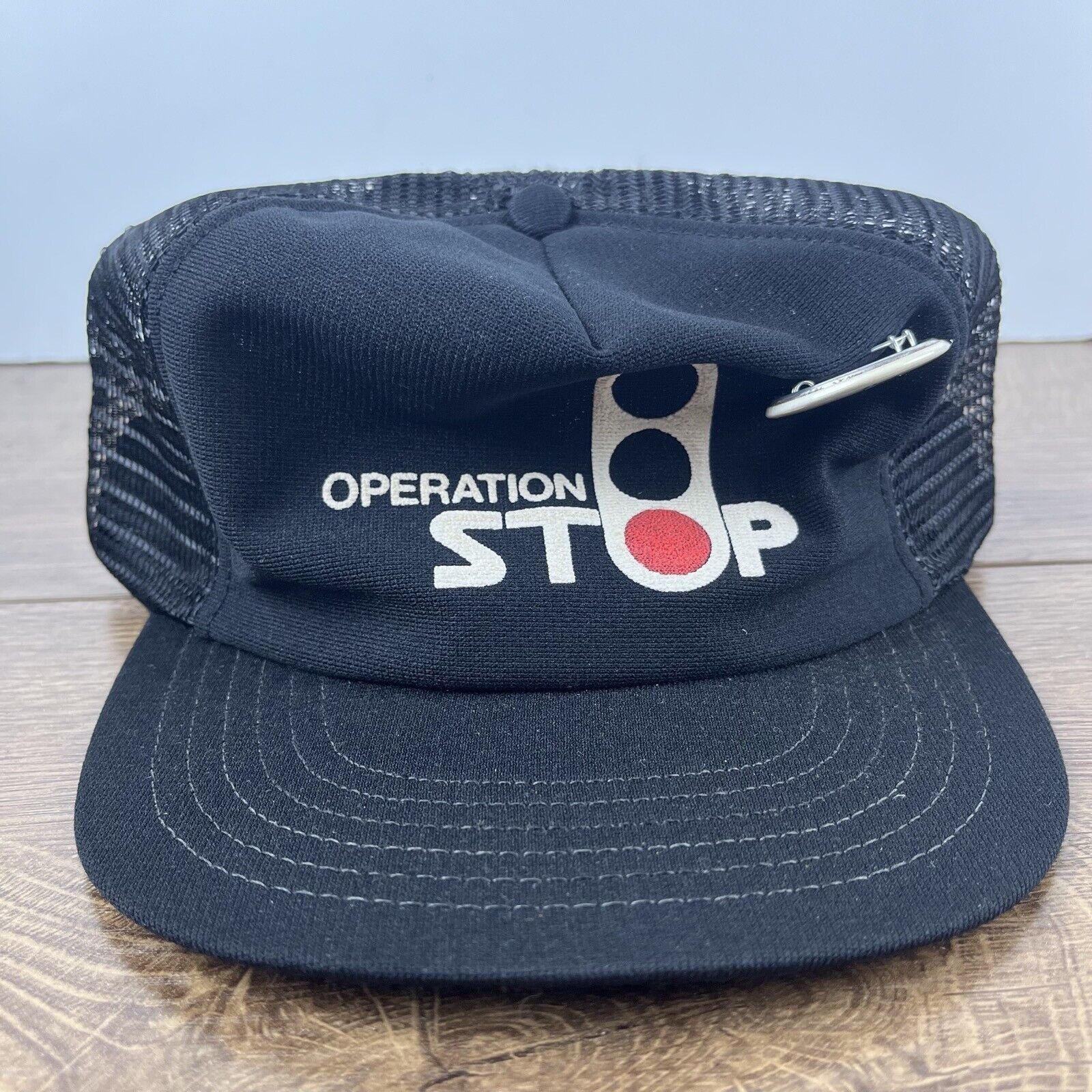 Other Operation Stop Snapback Hat Black Adjustable Hat Black Adult Size ONE SIZE - 3 Thumbnail