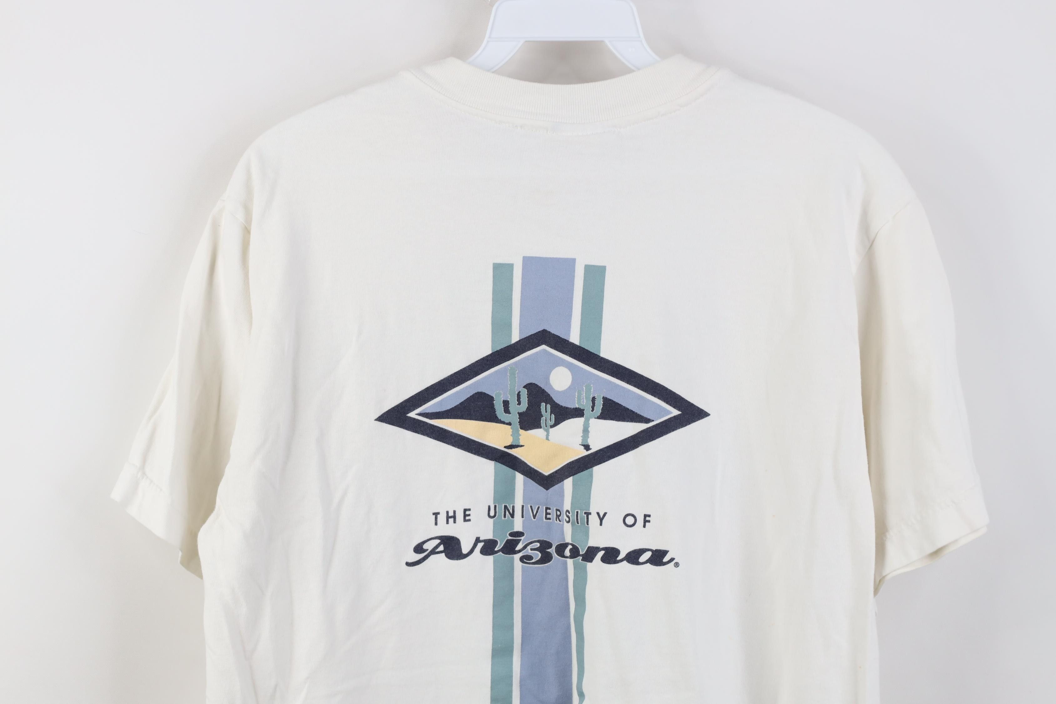 Vintage Vintage 90s Spell Out University of Arizona T-Shirt USA Size US M / EU 48-50 / 2 - 13 Thumbnail