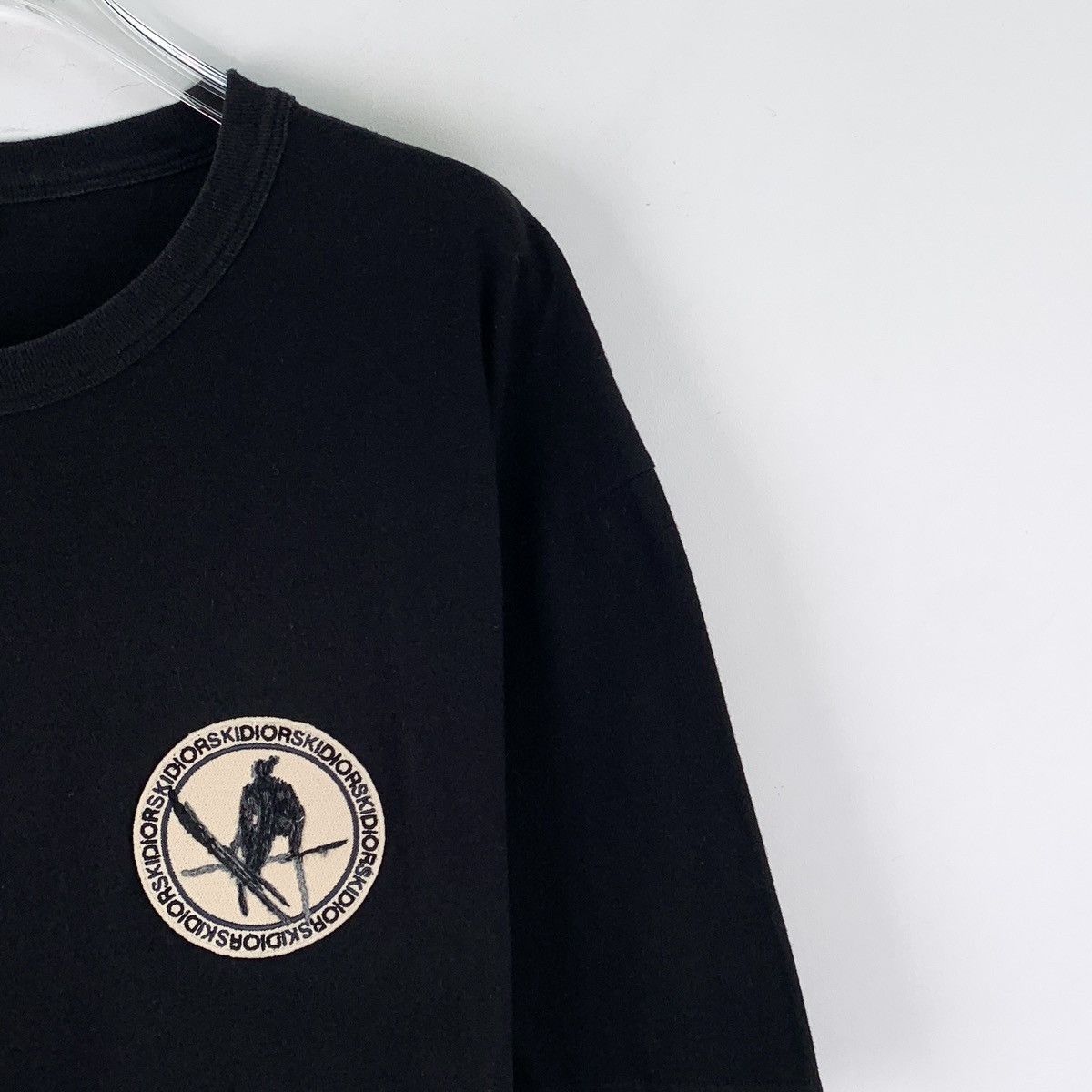 Dior Black Short-Sleeve T-Shirt with Circular Emblem Size US M / EU 48-50 / 2 - 3 Thumbnail