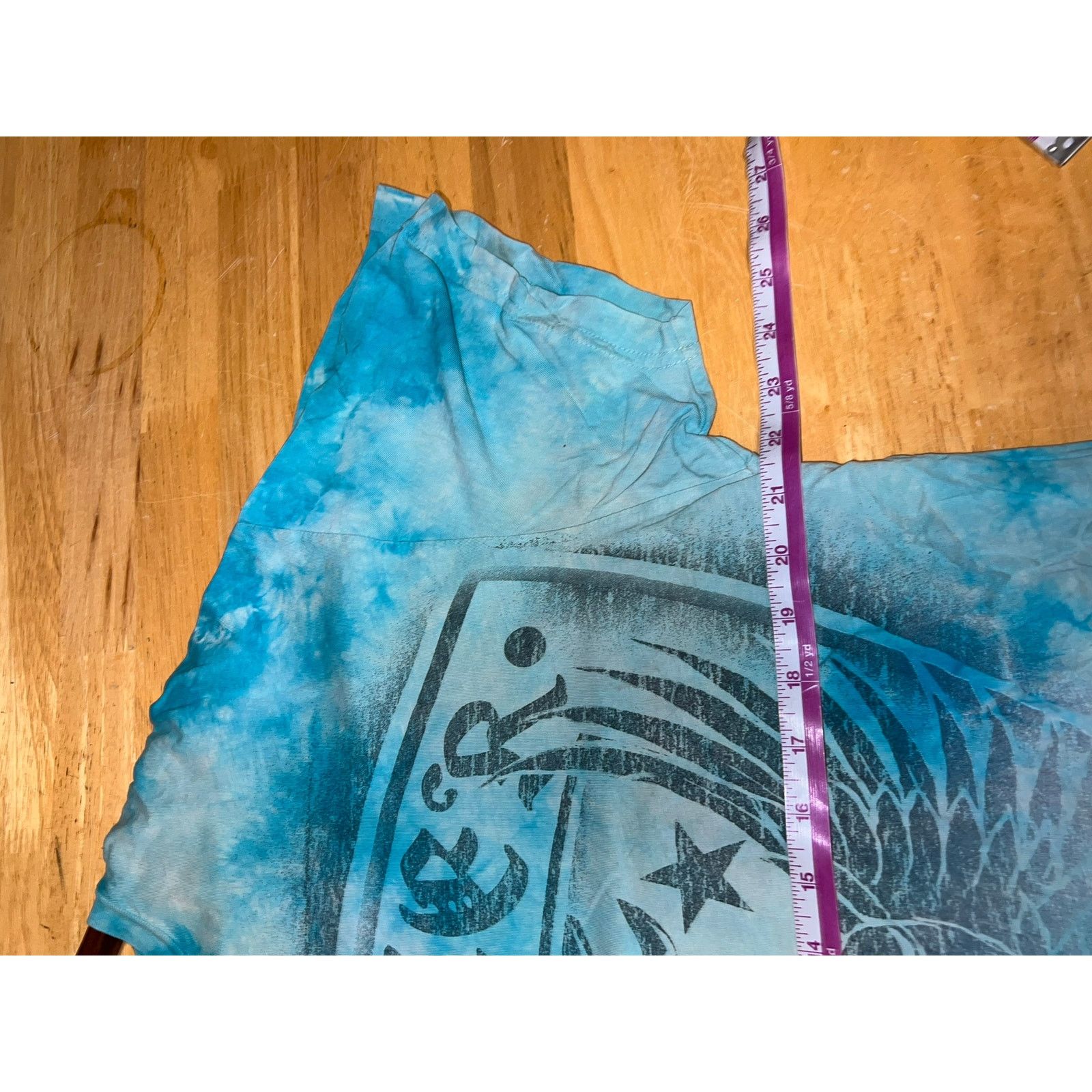Vintage Y2K Sinister Fighter Shirt Blue AOP All Over Print Y2K Tee L Size US L / EU 52-54 / 3 - 9 Thumbnail