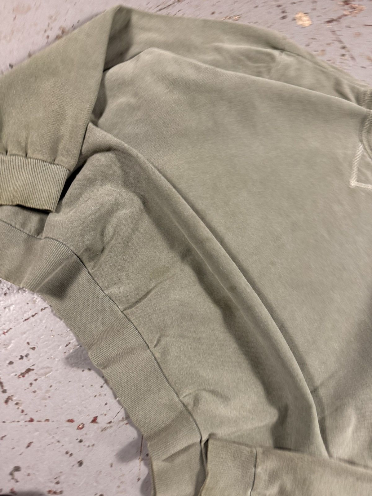 B.U.M Equipment Vintage B.U.M equipment Sea Foam Green Blank Crewneck Sweate Size US L / EU 52-54 / 3 - 2 Thumbnail