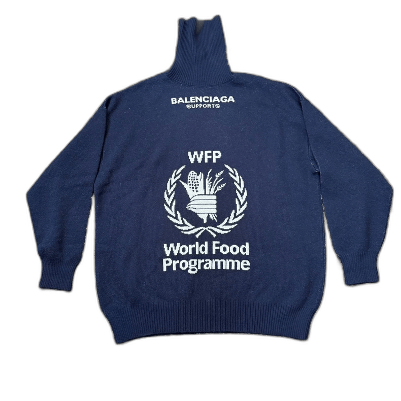 Balenciaga WFP World Food Programme Turtleneck Sweater